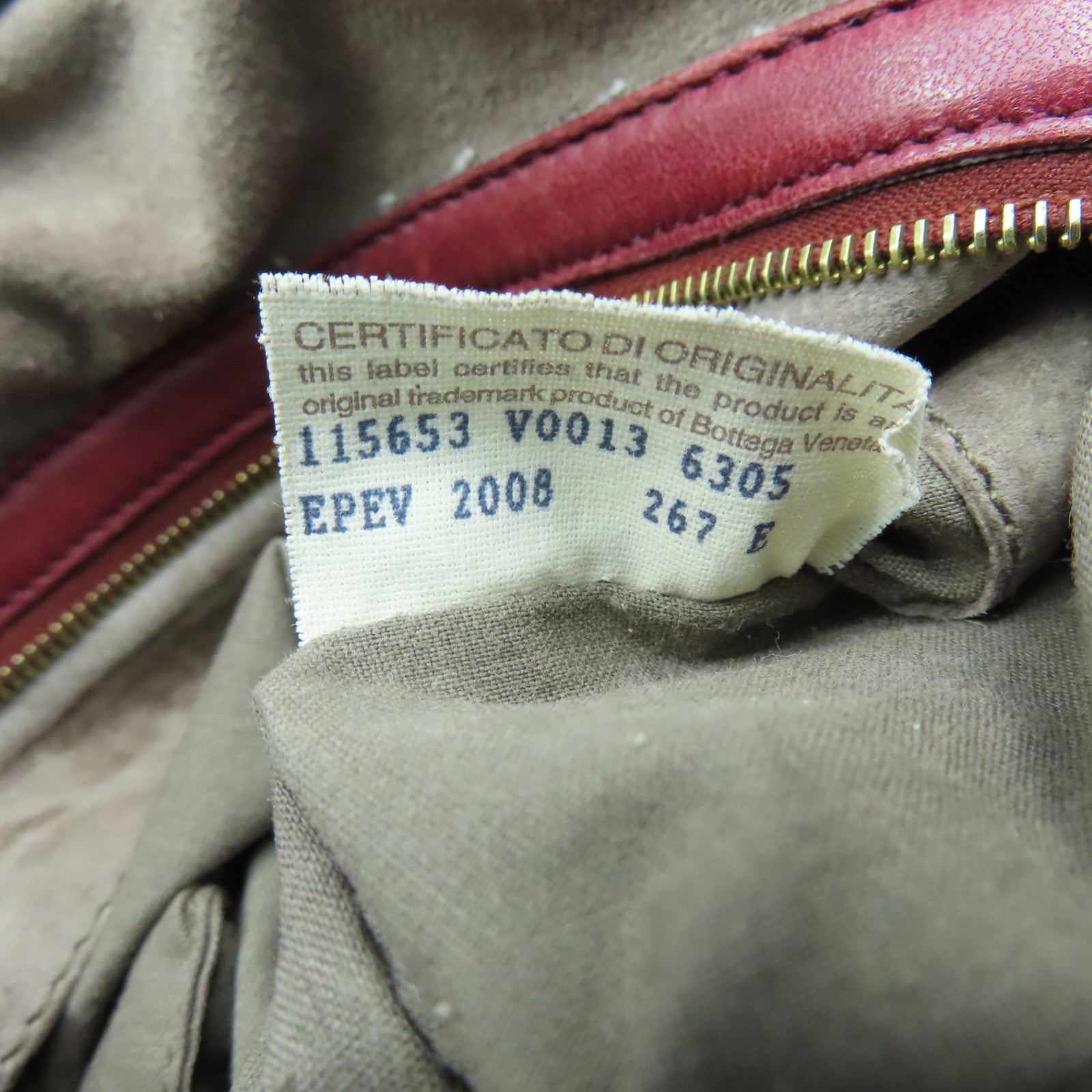 BOTTEGA VENETA 羊皮皮革Shoulder Bag金扣肩背袋紅色