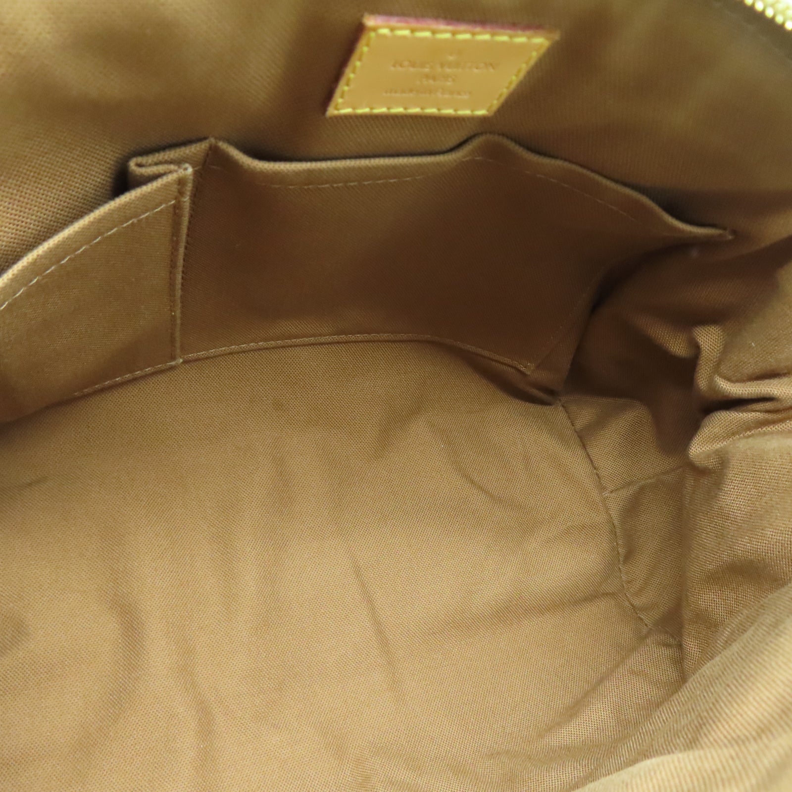 LOUIS VUITTON Monogram Tivoli PM金扣手挽袋棕色