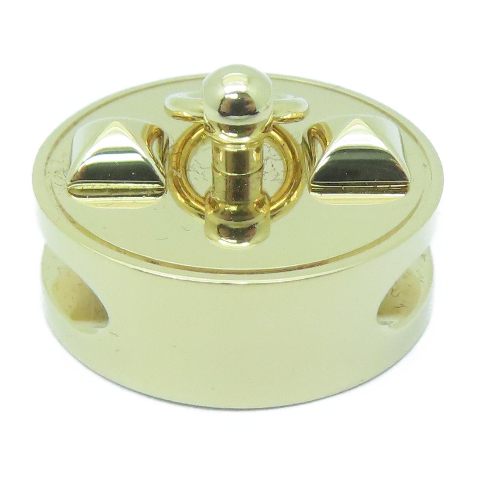 HERMES 金屬Collier de Chien Twilly Ring絲巾扣金色