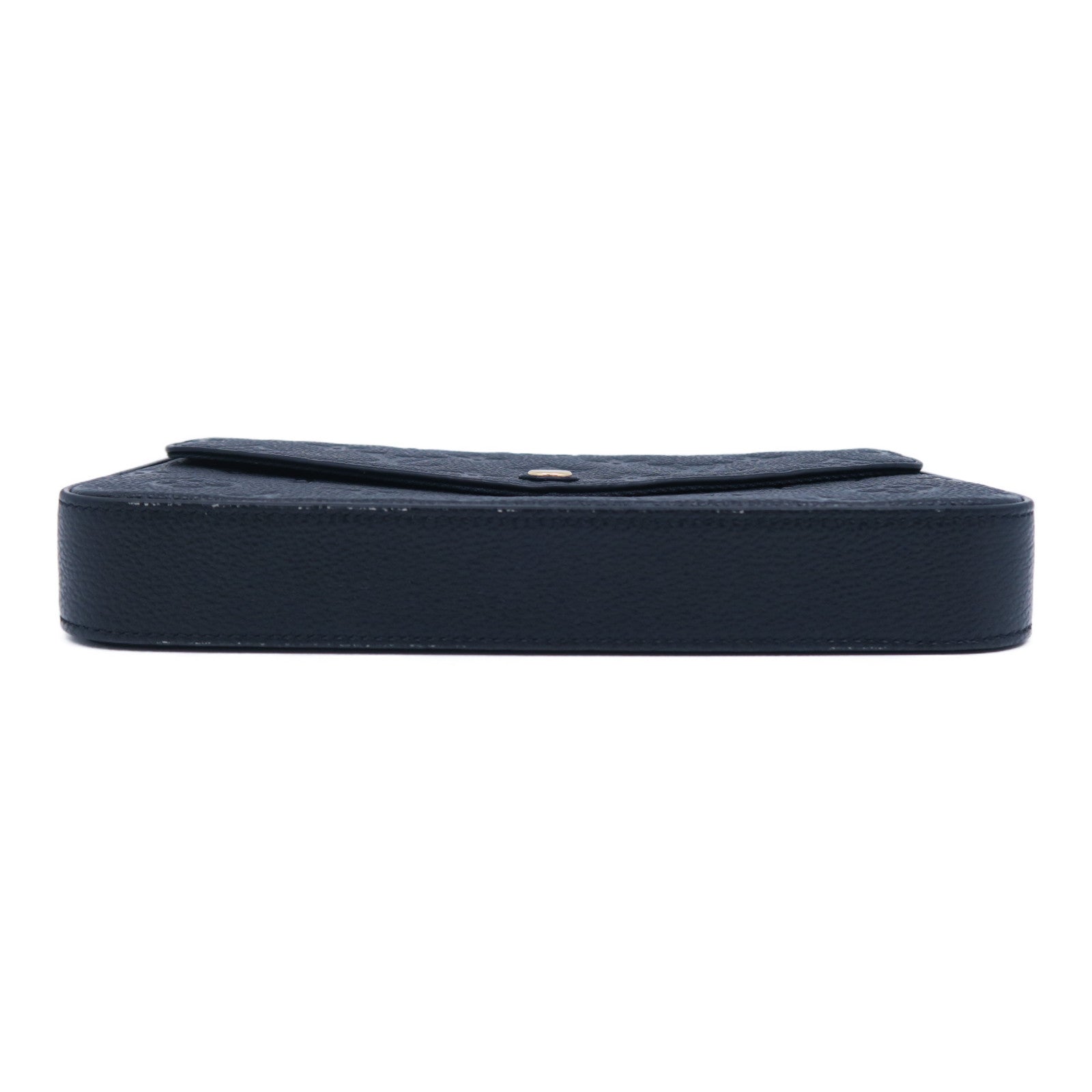 LOUIS VUITTON Monogram Empreinte Felicie Pochette金扣鏈帶肩背袋黑色