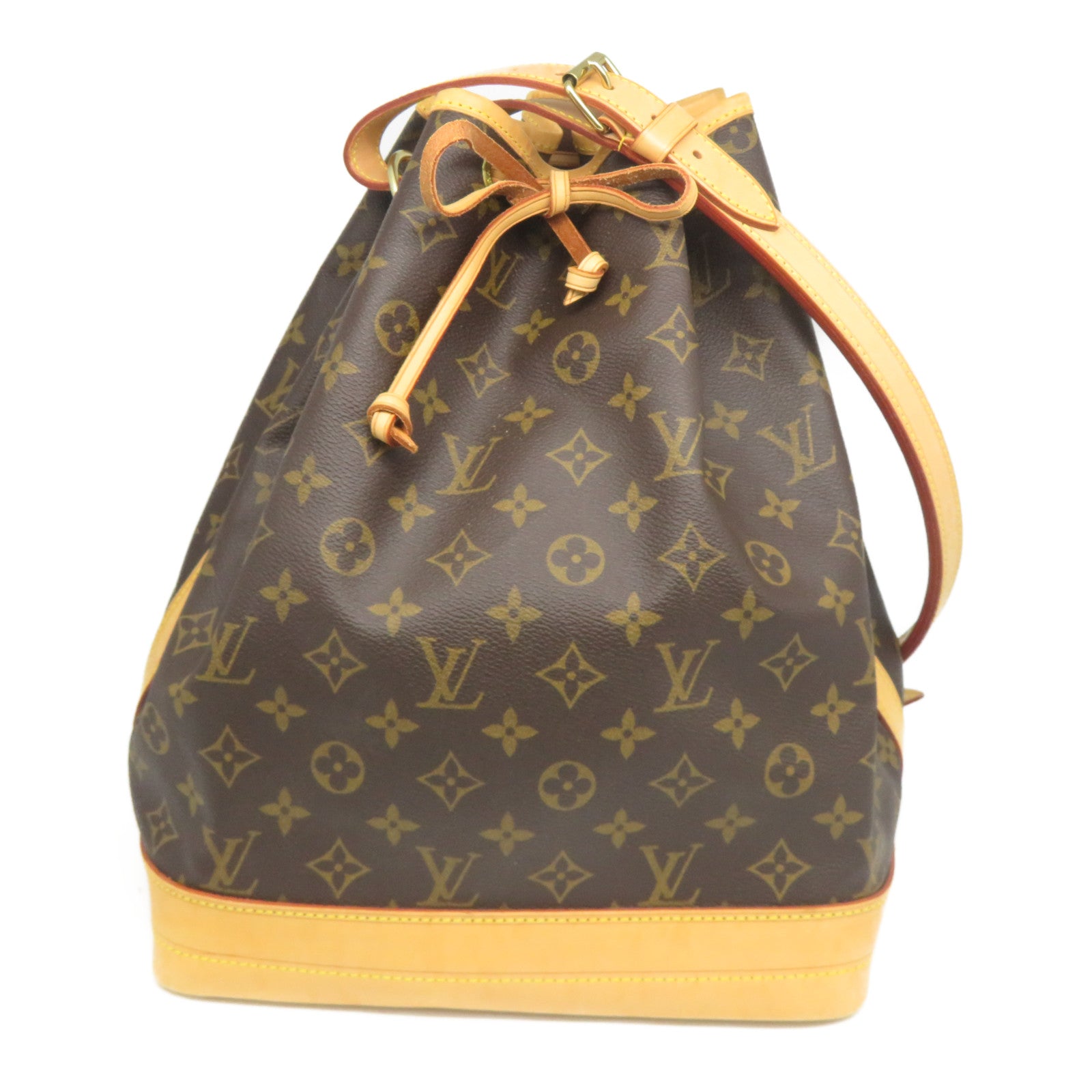 LOUIS VUITTON Monogram Noe金扣肩背袋啡色