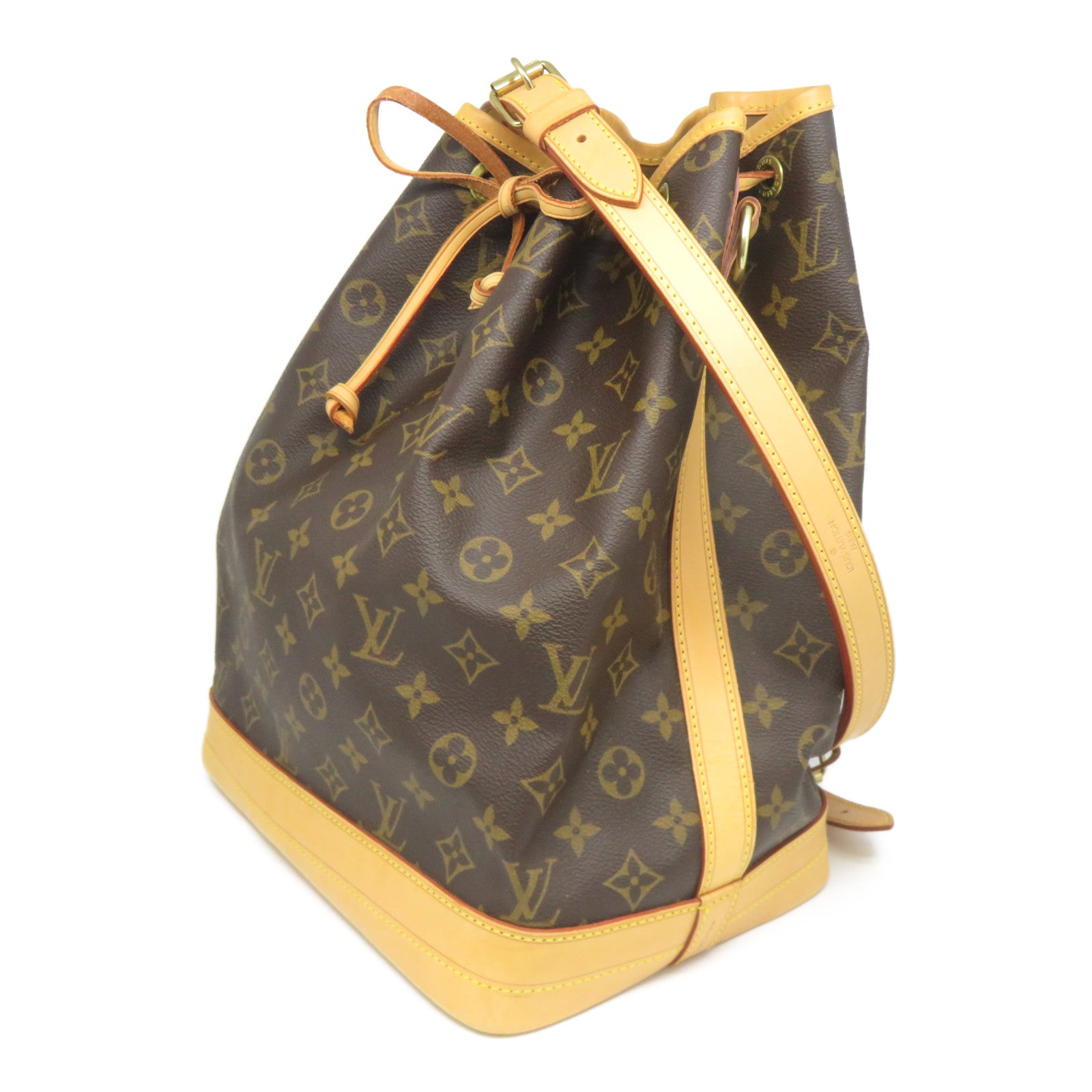 LOUIS VUITTON Monogram Noe金扣肩背袋啡色