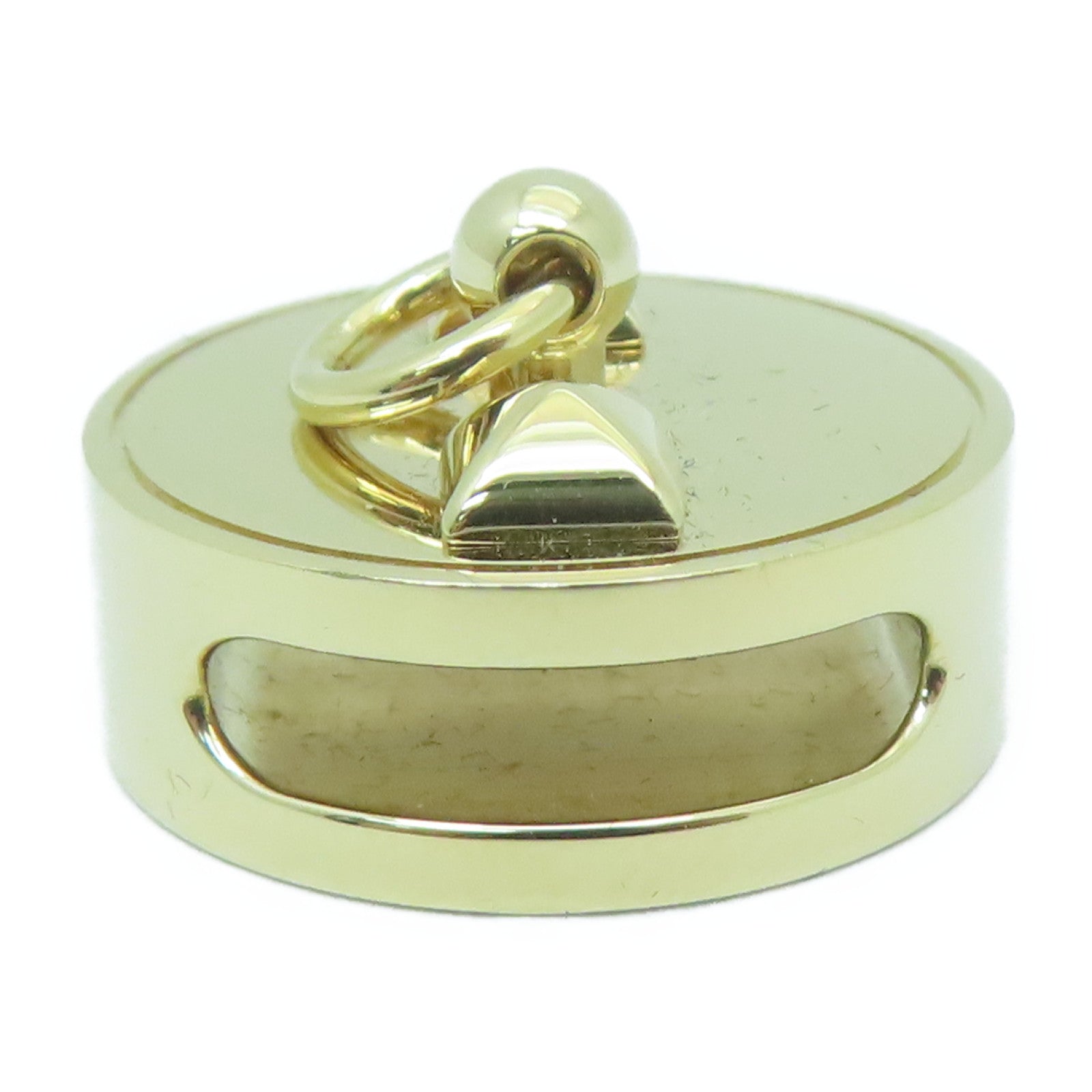 HERMES 金屬Collier de Chien Twilly Ring絲巾扣金色