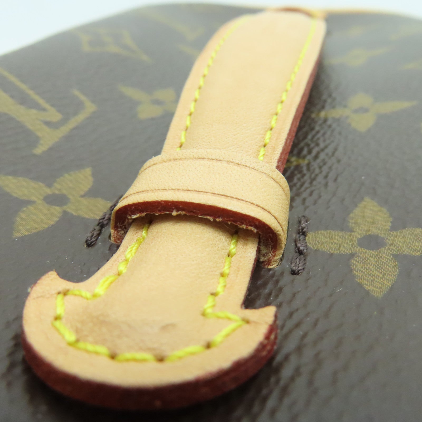 LOUIS VUITTON Monogram Nice Mini Hand Bag金扣手挽袋啡色