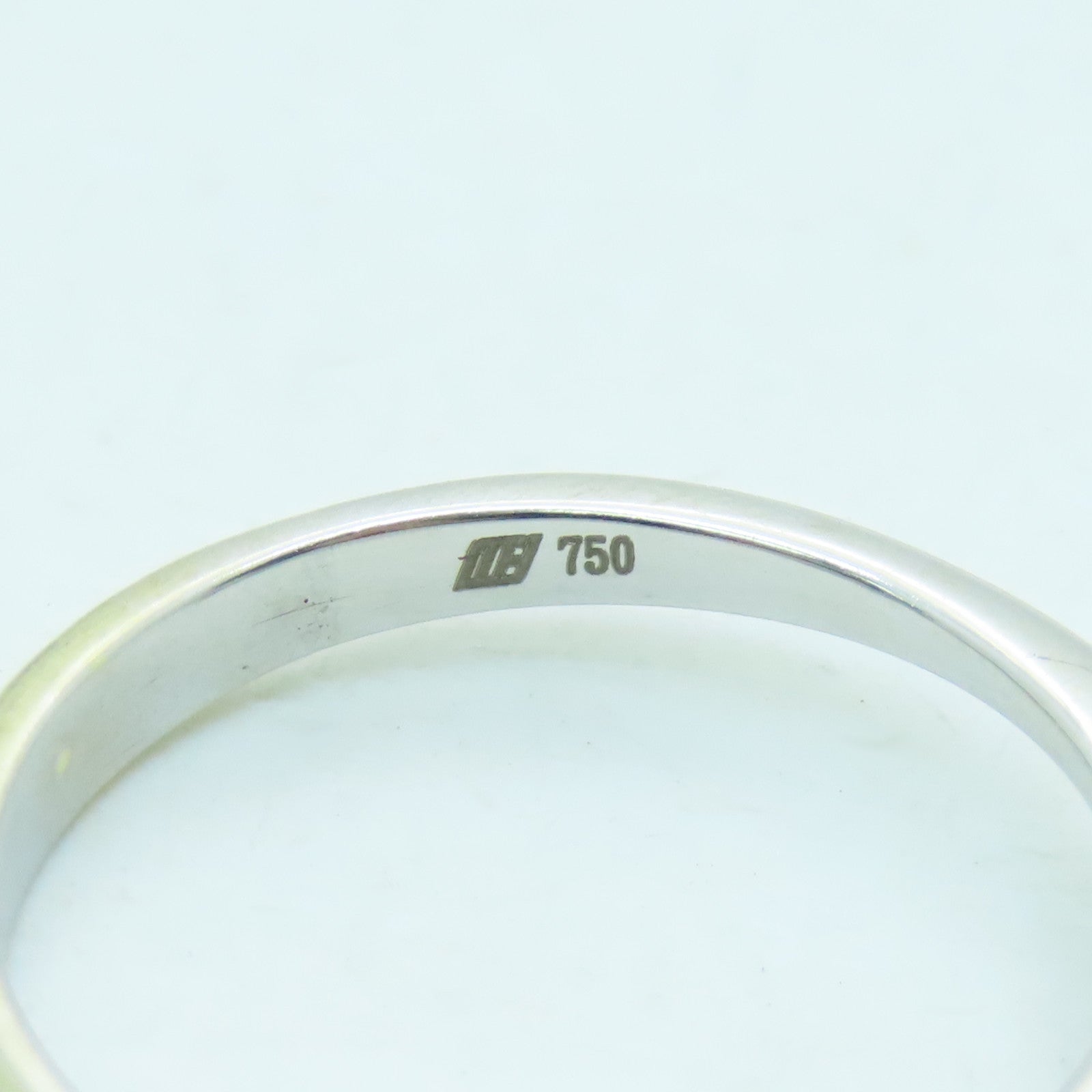 JEWELRY 18K White Gold Diamond Ring 0.70ct Diamond Ring US#6