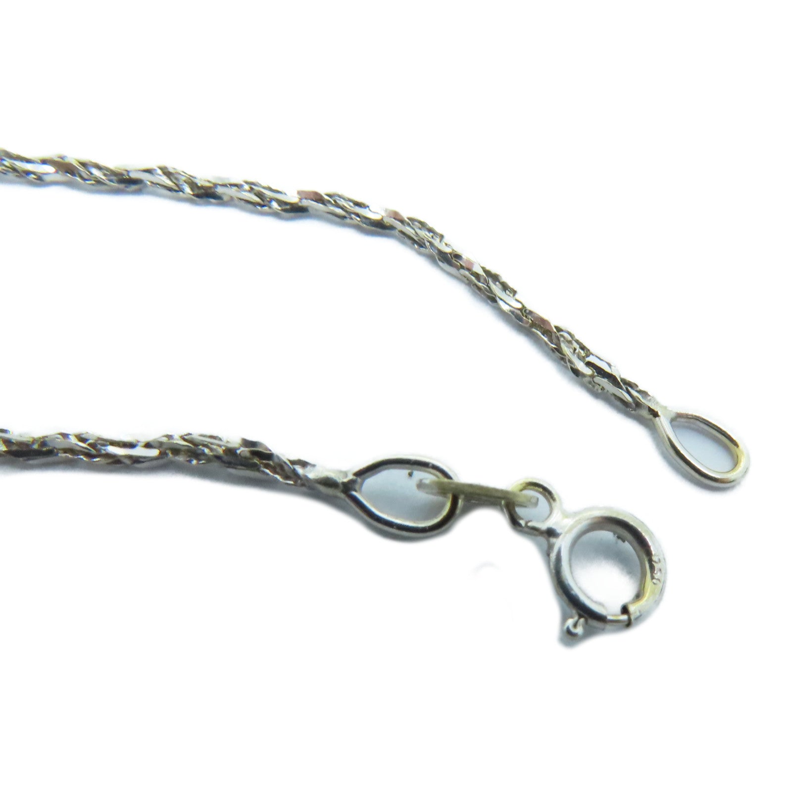 JEWELRY 18K白金Diamond Necklace 0.16ct钻石项链