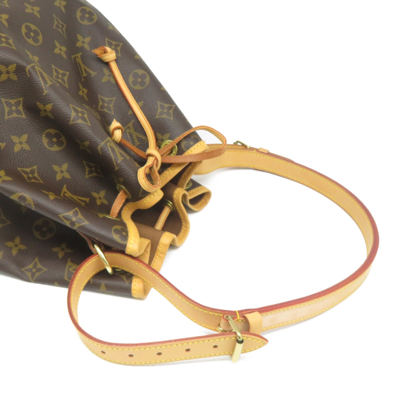 LOUIS VUITTON Monogram Noe金扣肩背袋啡色