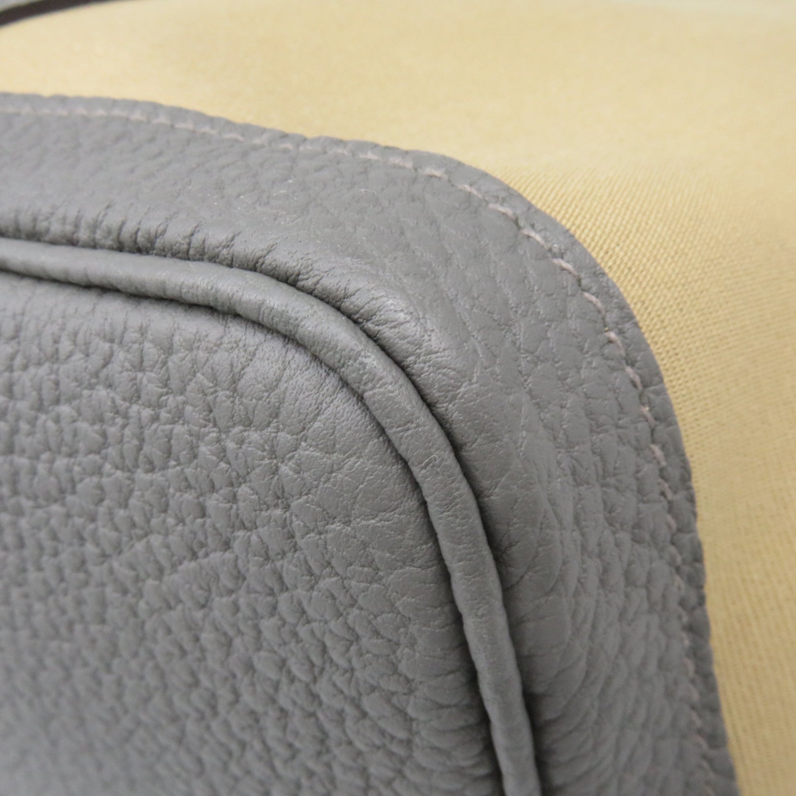 HERMES 帆布Garden Party TPM Tote Bag手挽袋積雨雲灰/風暴藍