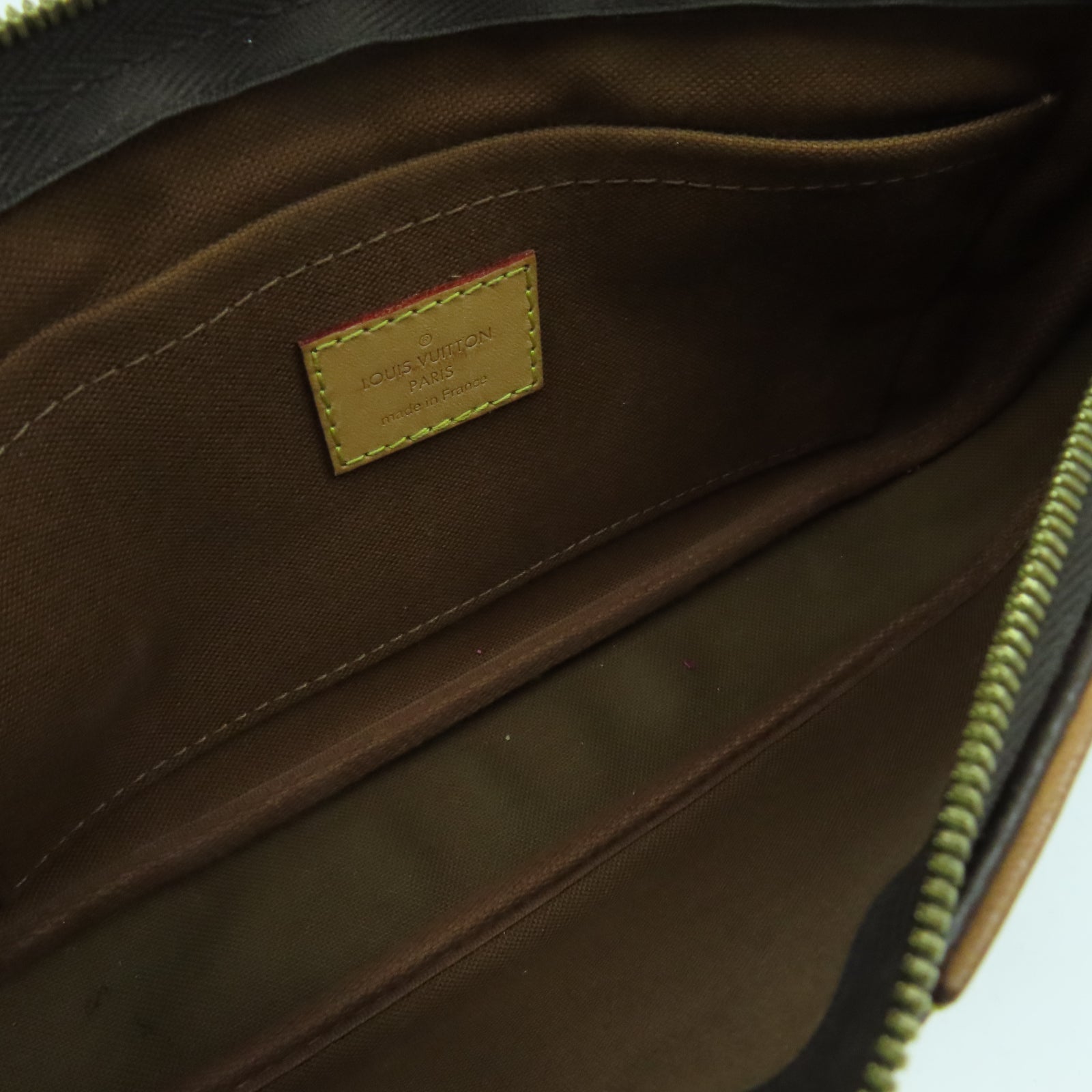 LOUIS VUITTON Monogram Multipochette Accessories金扣手挽肩背兩用袋啡色