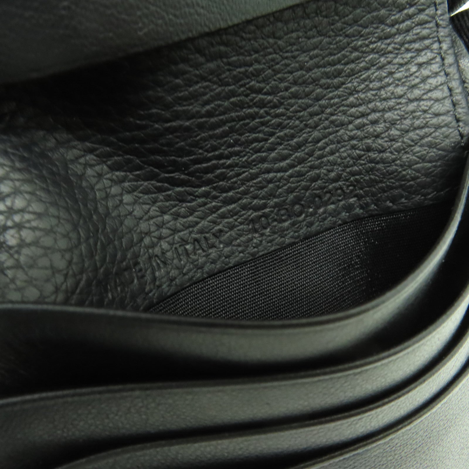 Dior 牛皮皮革Wallet銀扣錢包黒色