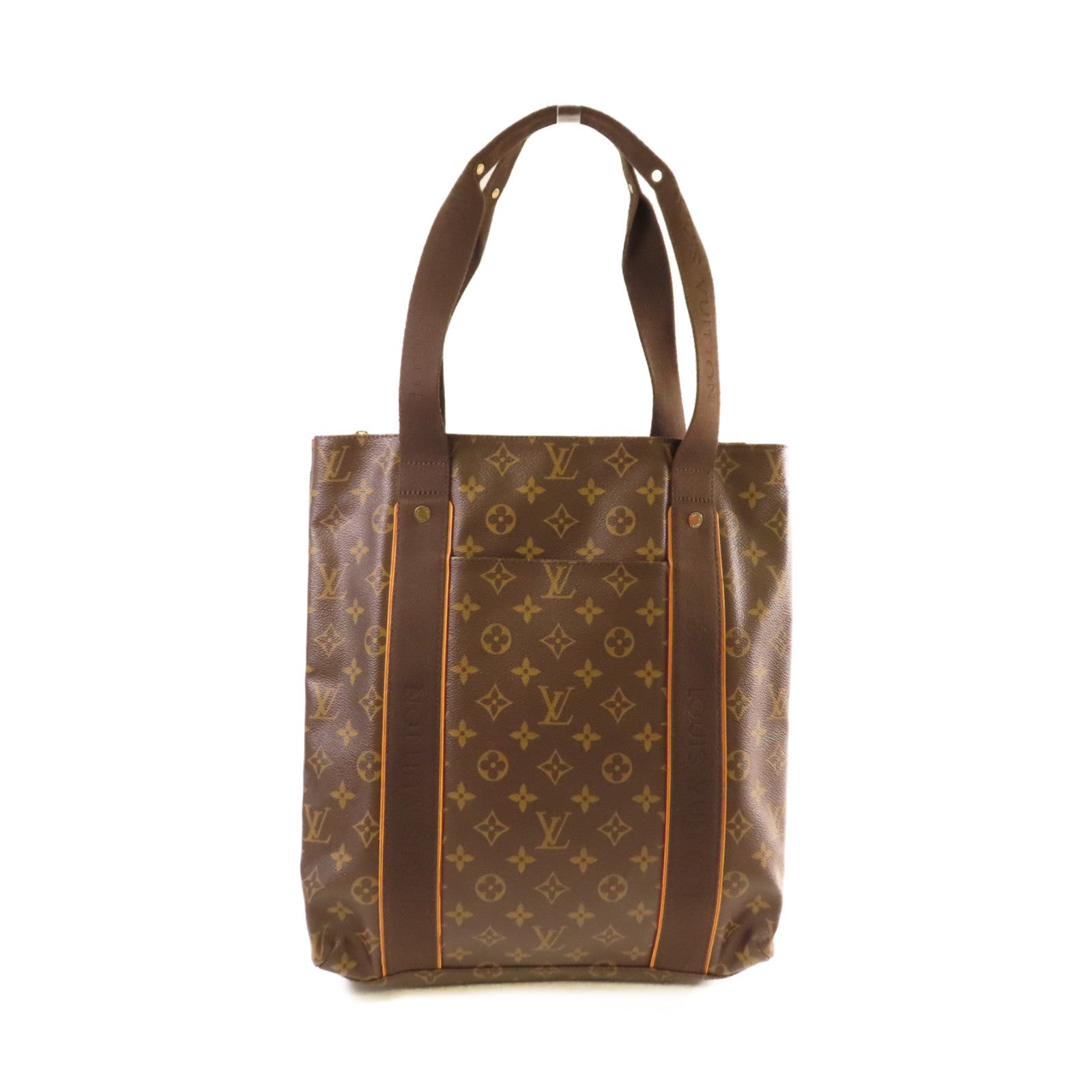 LOUIS VUITTON Monogram Beaubourg Tote Bag金扣肩背袋啡色