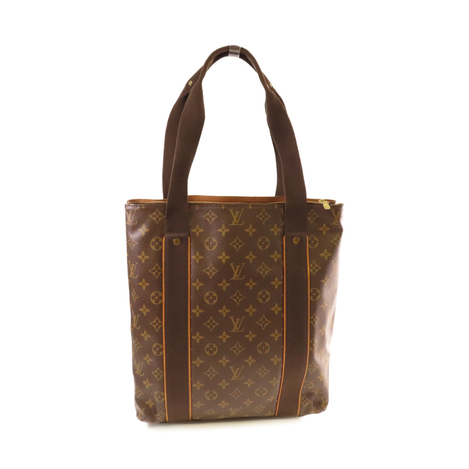 LOUIS VUITTON Monogram Beaubourg Tote Bag金扣肩背袋啡色