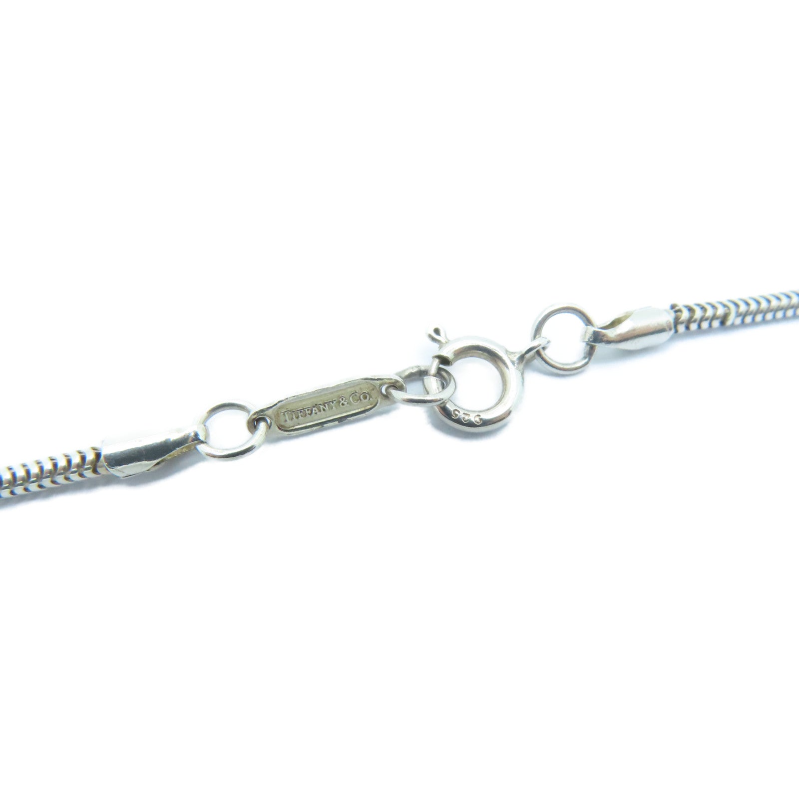 TIFFANY＆CO 925純銀1837 Bar Necklace項鍊銀色