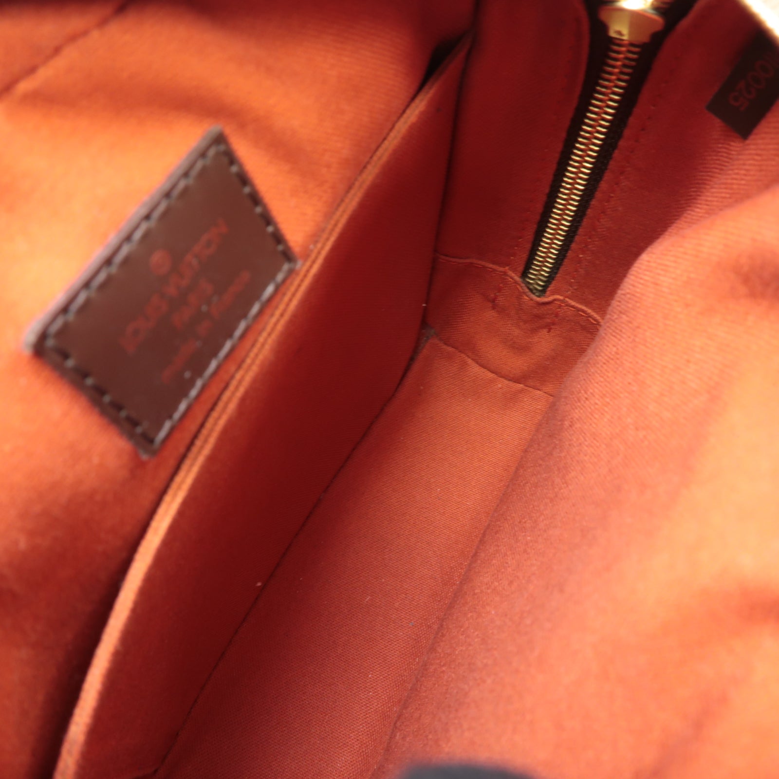 LOUIS VUITTON Damier Olav PM金扣肩背袋棕色