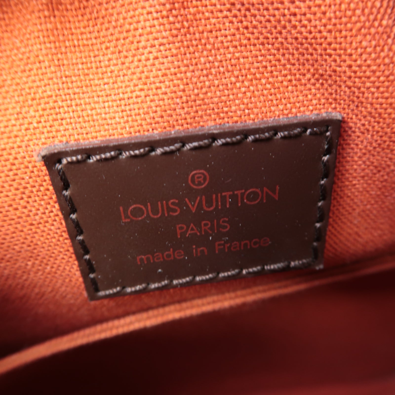 LOUIS VUITTON Damier Olav PM金扣肩背袋棕色