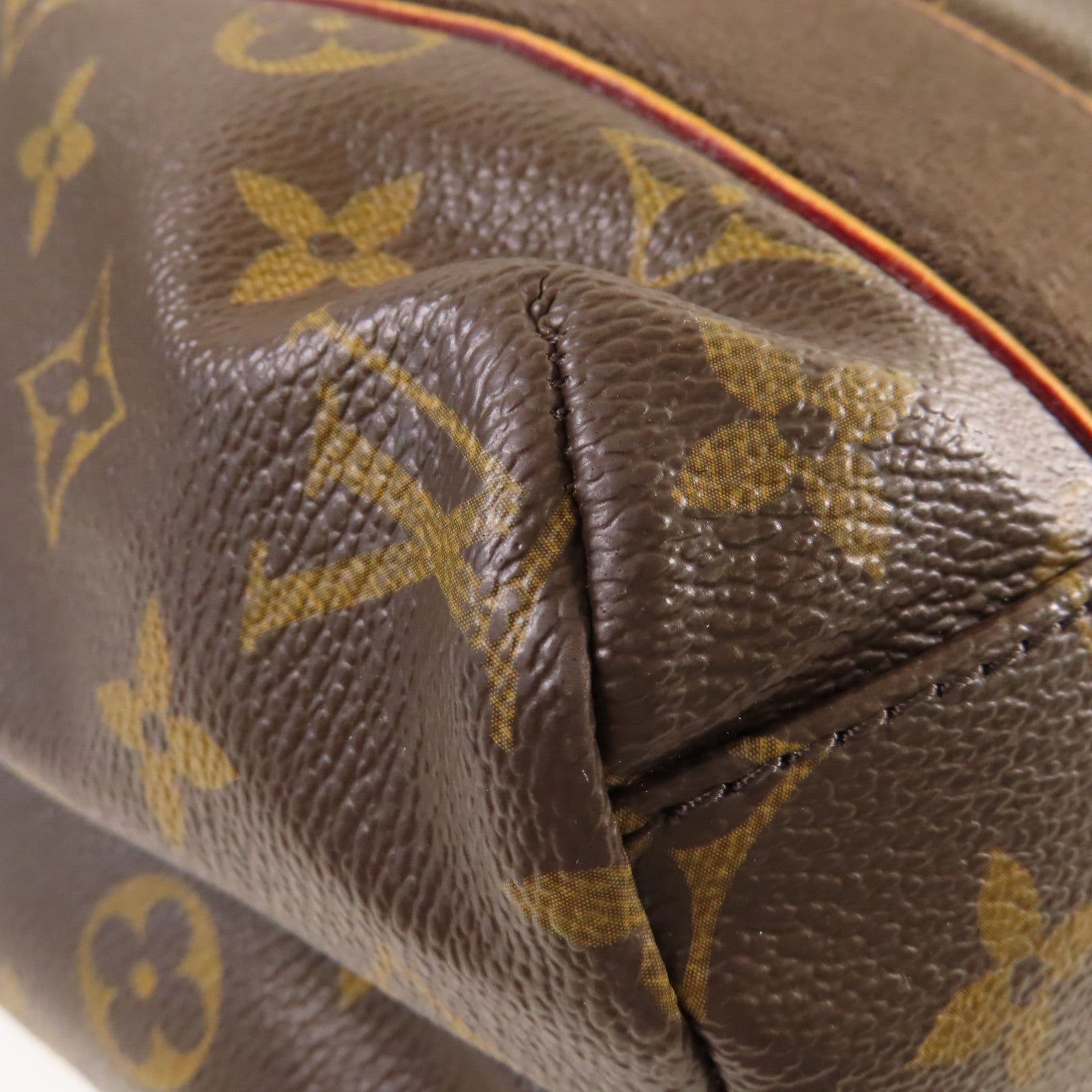 LOUIS VUITTON Monogram Beaubourg Tote Bag金扣肩背袋啡色