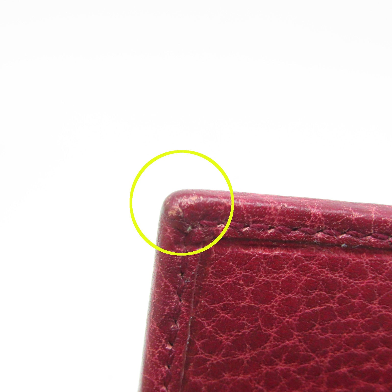 GUCCI 牛皮皮革Long Wallet金扣长钱包红色