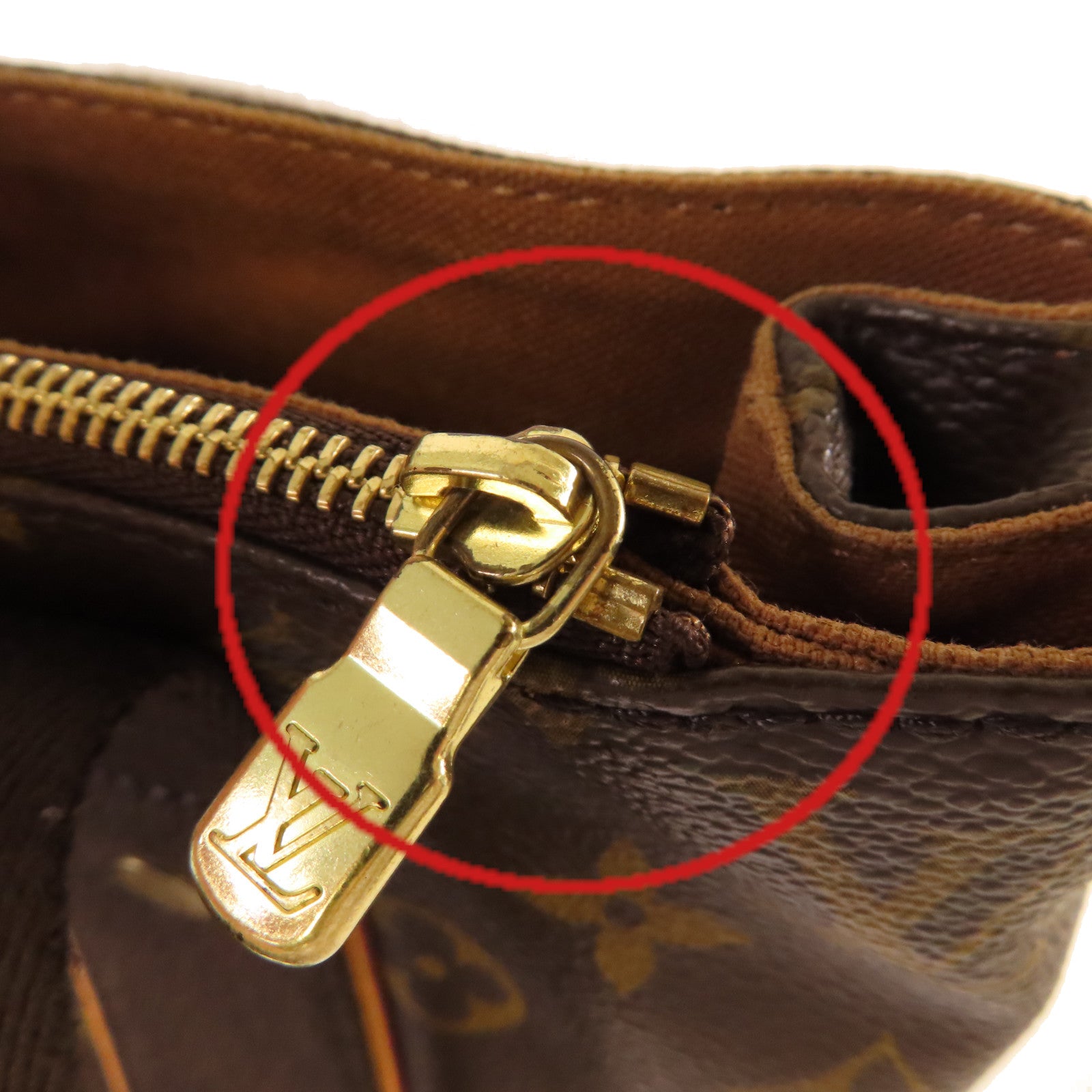 LOUIS VUITTON Monogram Beaubourg Tote Bag金扣肩背袋啡色