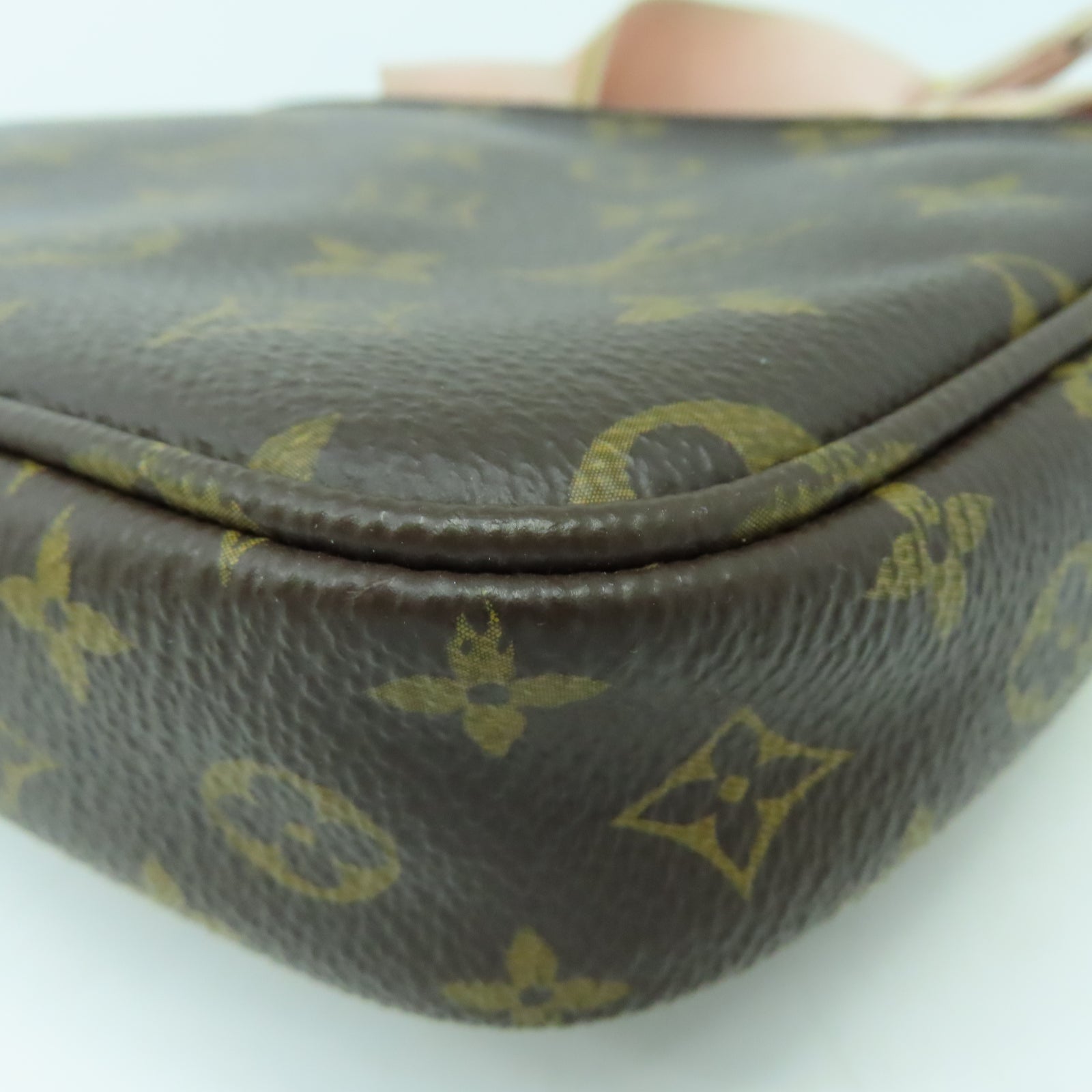 LOUIS VUITTON Monogram Multipochette Accessories金扣手挽肩背兩用袋啡色