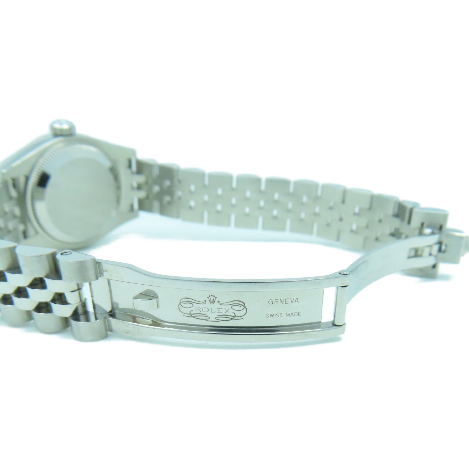 ROLEX Datejust 18K白金/不鏽鋼手錶自動機芯珍珠白色