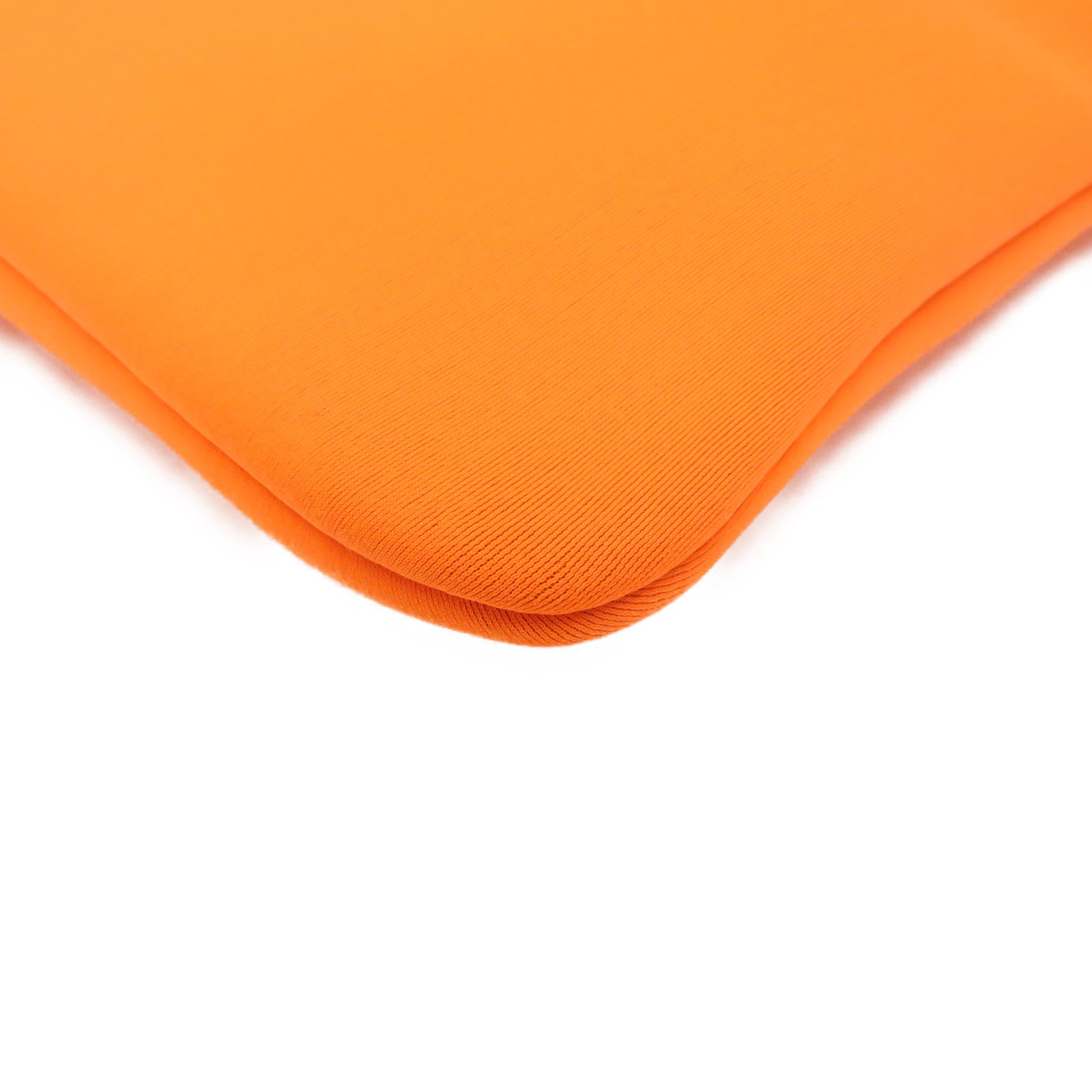 HERMES Canvas Pouch Clutch Orange
