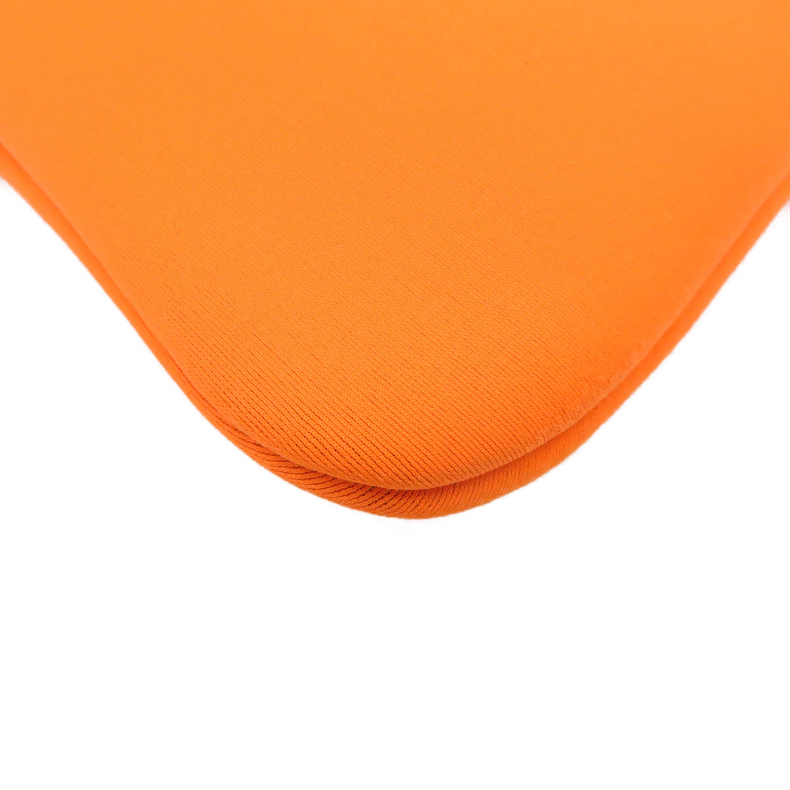 HERMES Canvas Pouch Clutch Orange