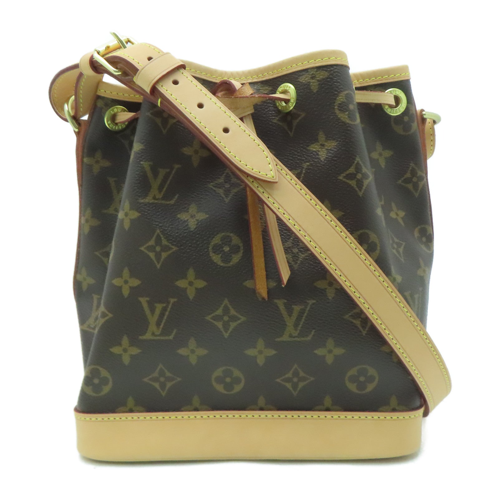 LOUIS VUITTON Monogram Noe BB金扣肩背袋啡色