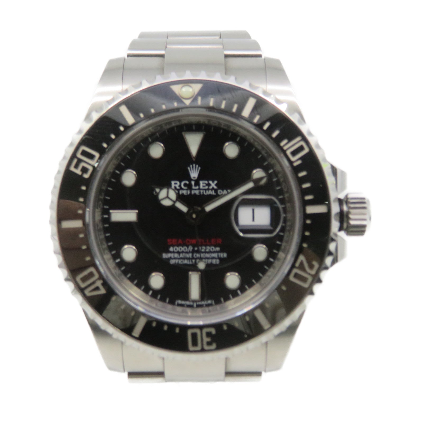 ROLEX Sea Dweller Watch不鏽鋼自動機芯手錶黑色