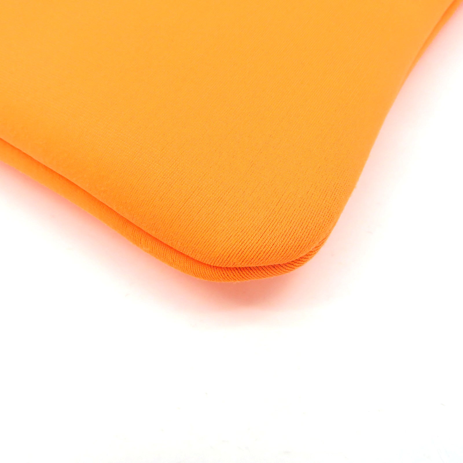 HERMES Canvas Pouch Clutch Orange