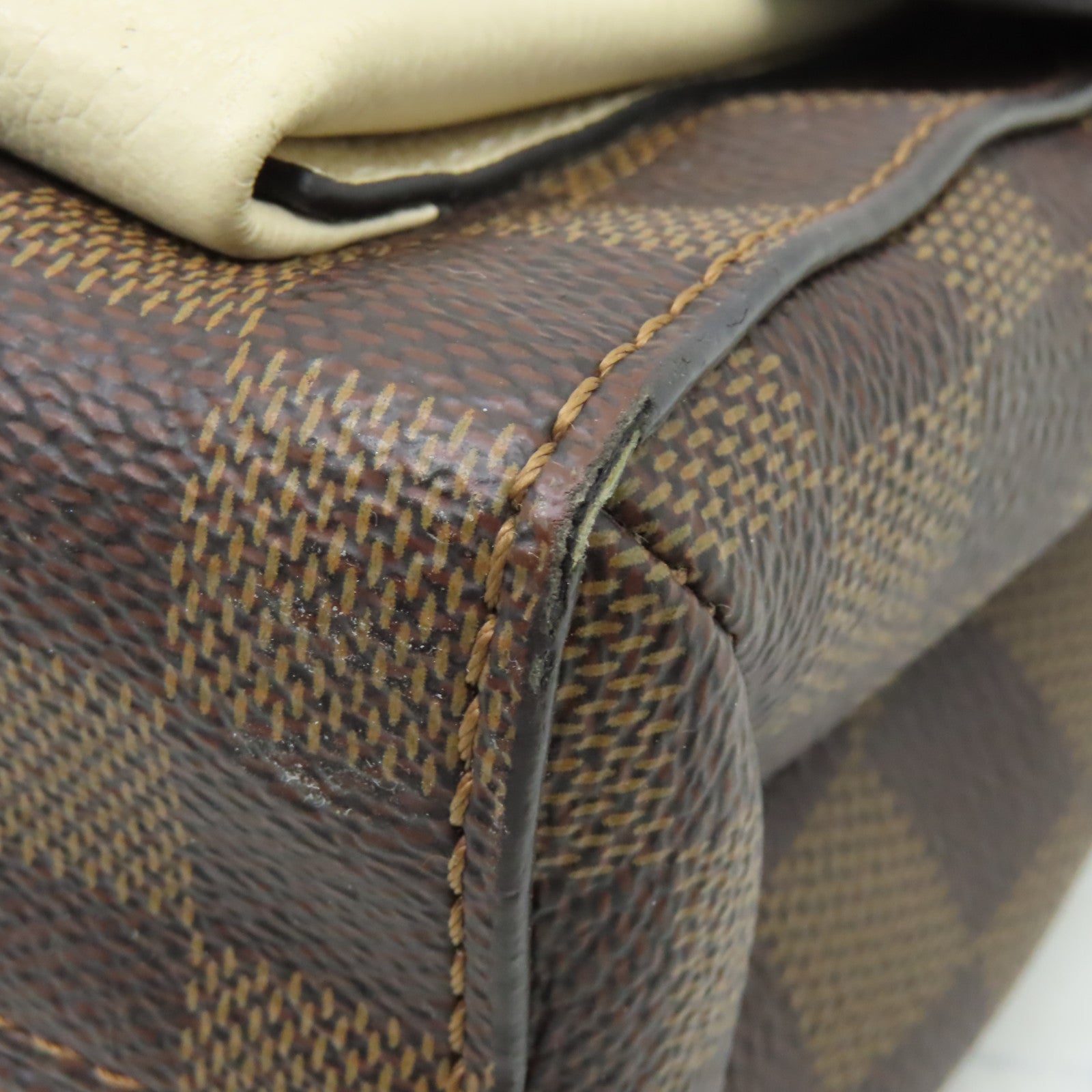 LOUIS VUITTON Damier Vavin PM金扣肩背袋啡色