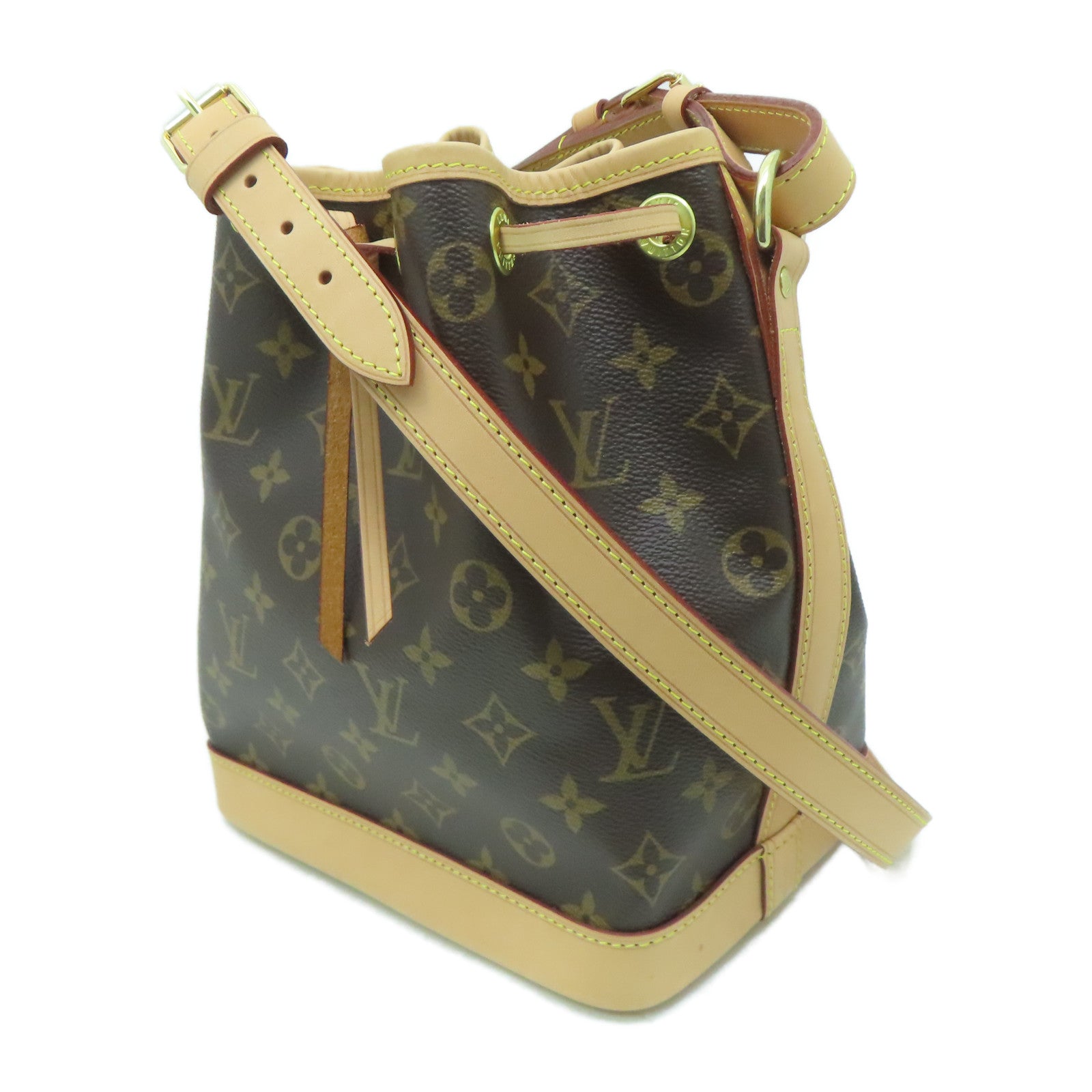 LOUIS VUITTON Monogram Noe BB金扣肩背袋啡色