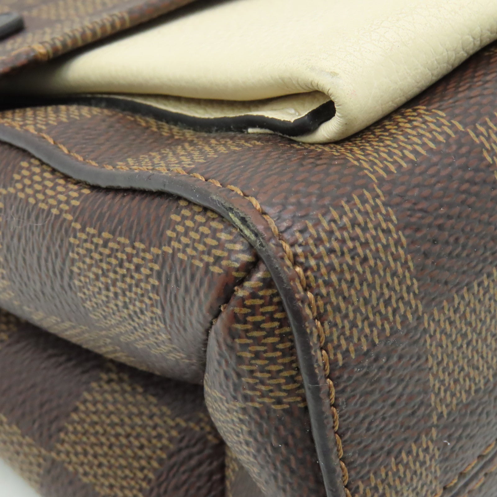 LOUIS VUITTON Damier Vavin PM金扣肩背袋啡色