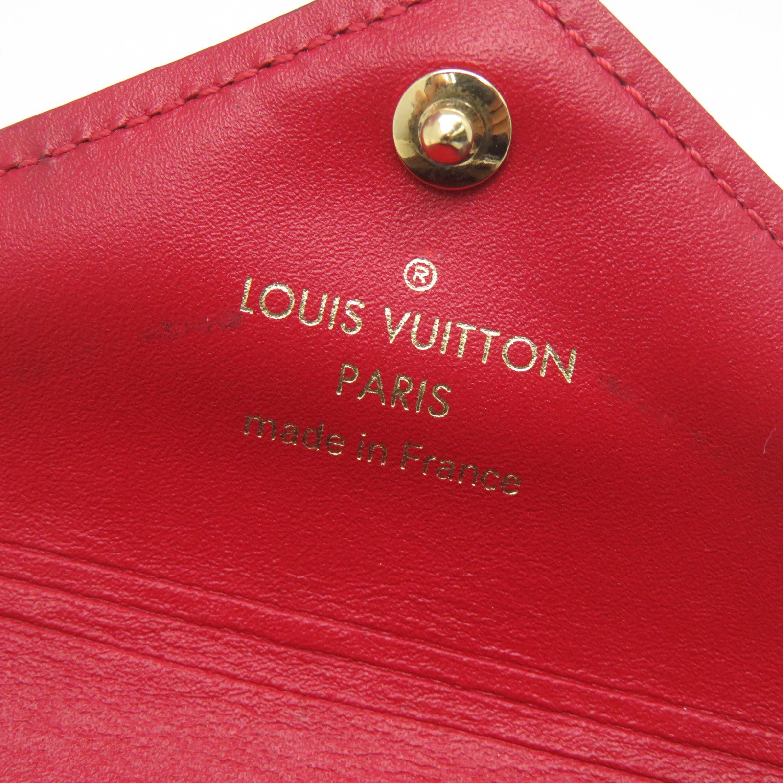 LOUIS VUITTON Damier Pochette Kirigami金扣Mini肩背袋啡色