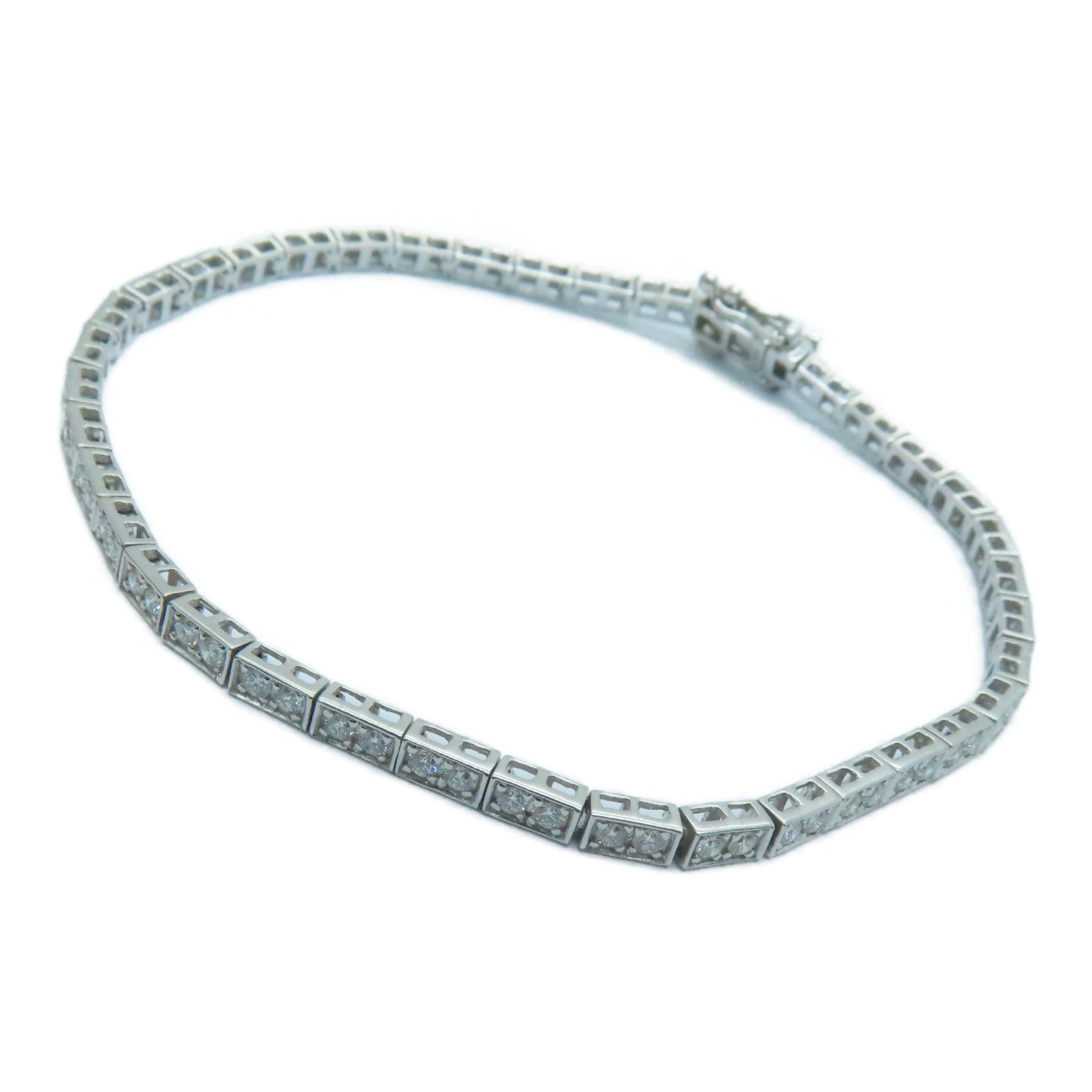 JEWELRY 18K白金Diamond Bracelet钻石手链
