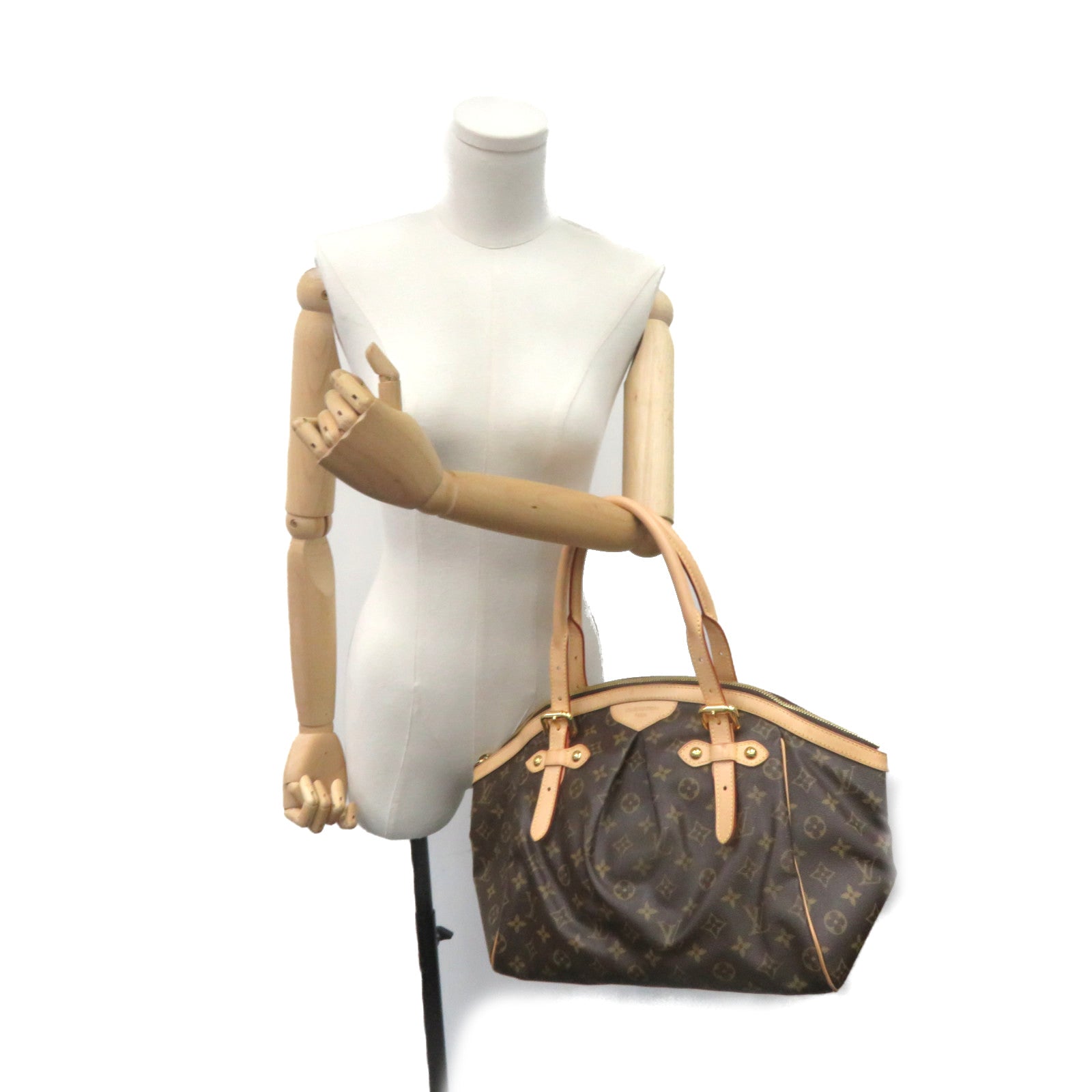 LOUIS VUITTON 【激減優惠】Monogram Tivoli GM Tote Bag手挽袋啡色
