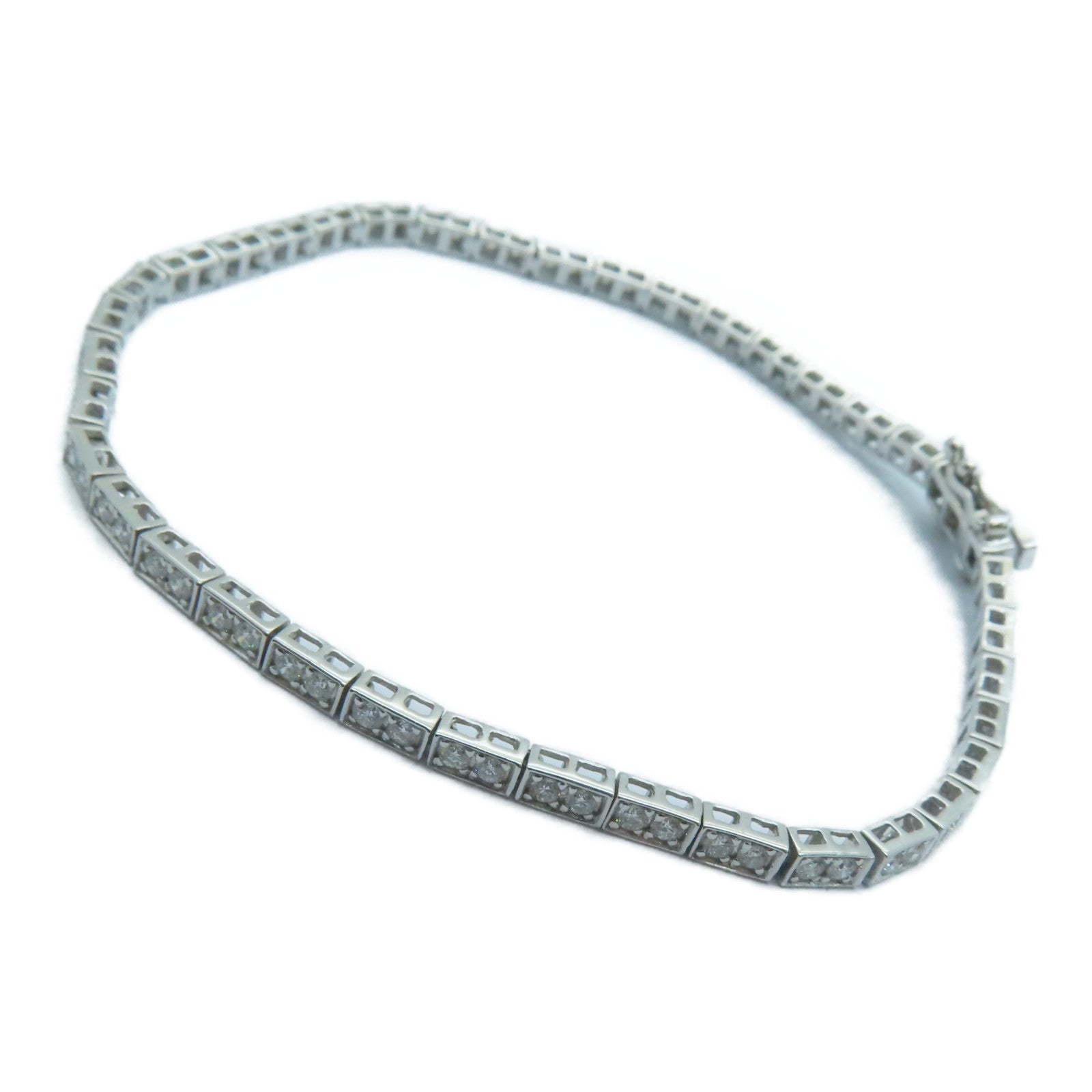 JEWELRY 18K白金Diamond Bracelet钻石手链