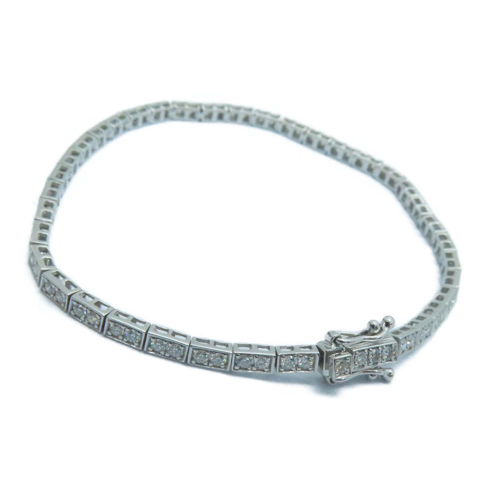 JEWELRY 18K白金Diamond Bracelet钻石手链