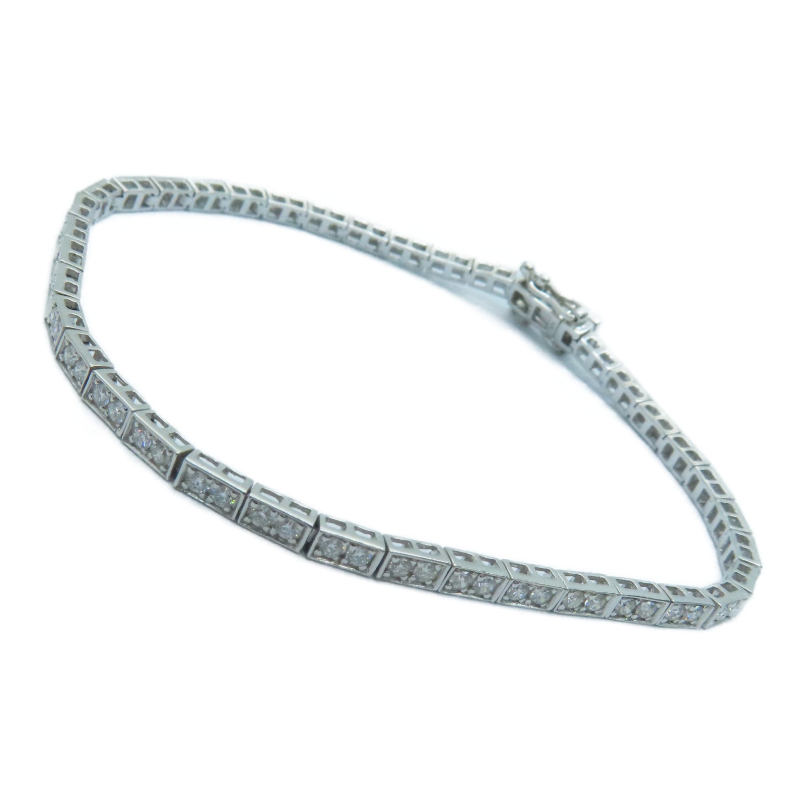JEWELRY 18K白金Diamond Bracelet钻石手链