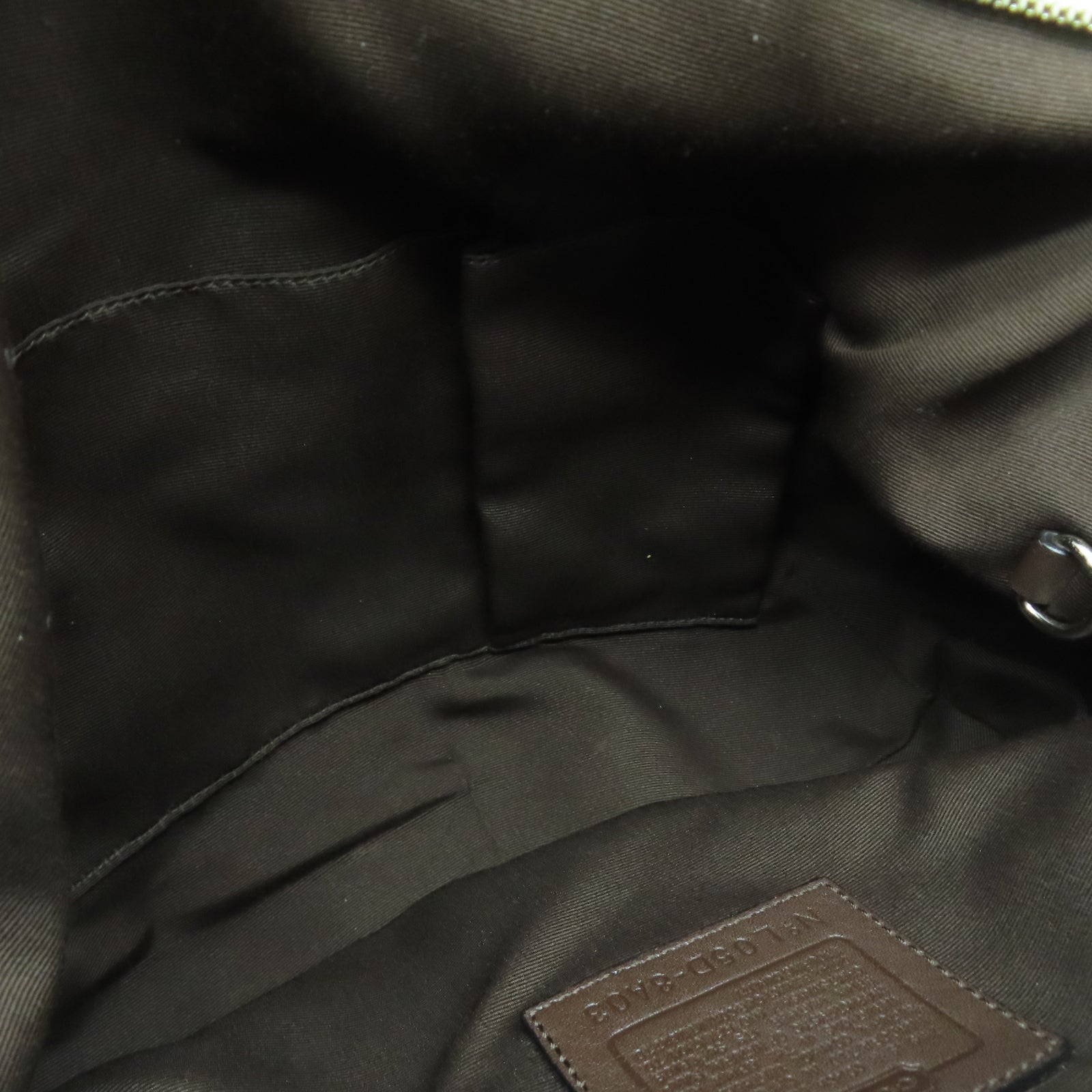 COACH 牛皮皮革Shoulder Bag銀扣肩背袋白色