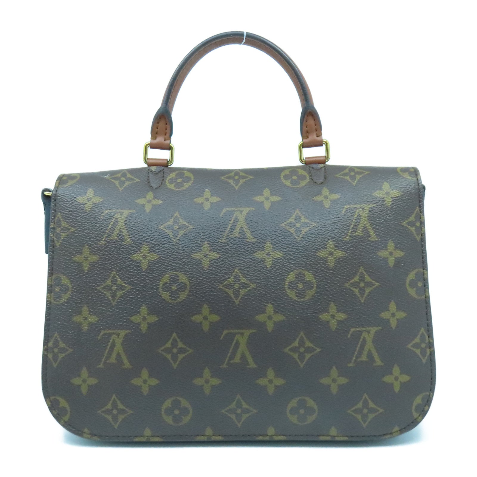 LOUIS VUITTON Monogram Vangurard金扣手挽肩背兩用袋啡色/黑色