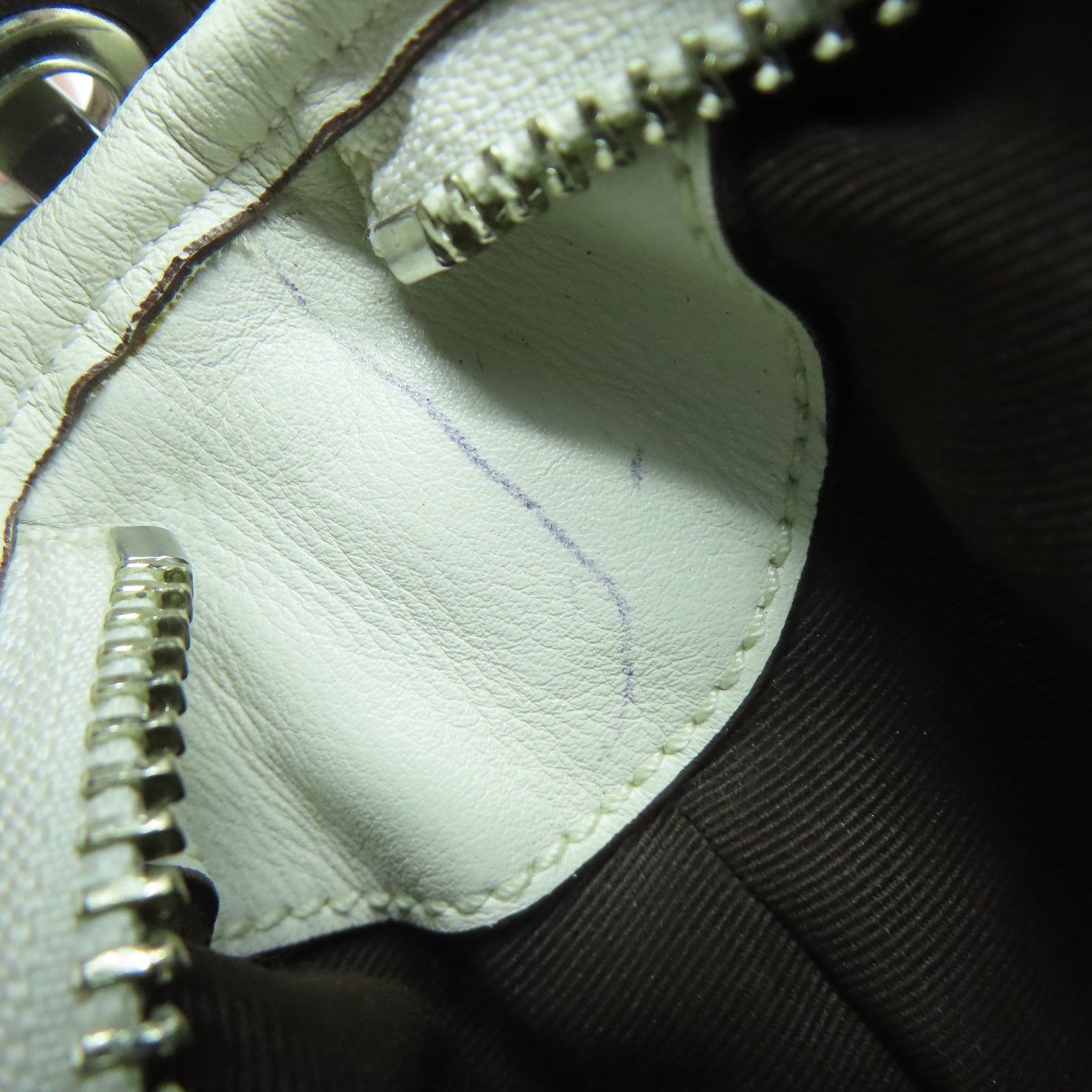 COACH 牛皮皮革Shoulder Bag銀扣肩背袋白色