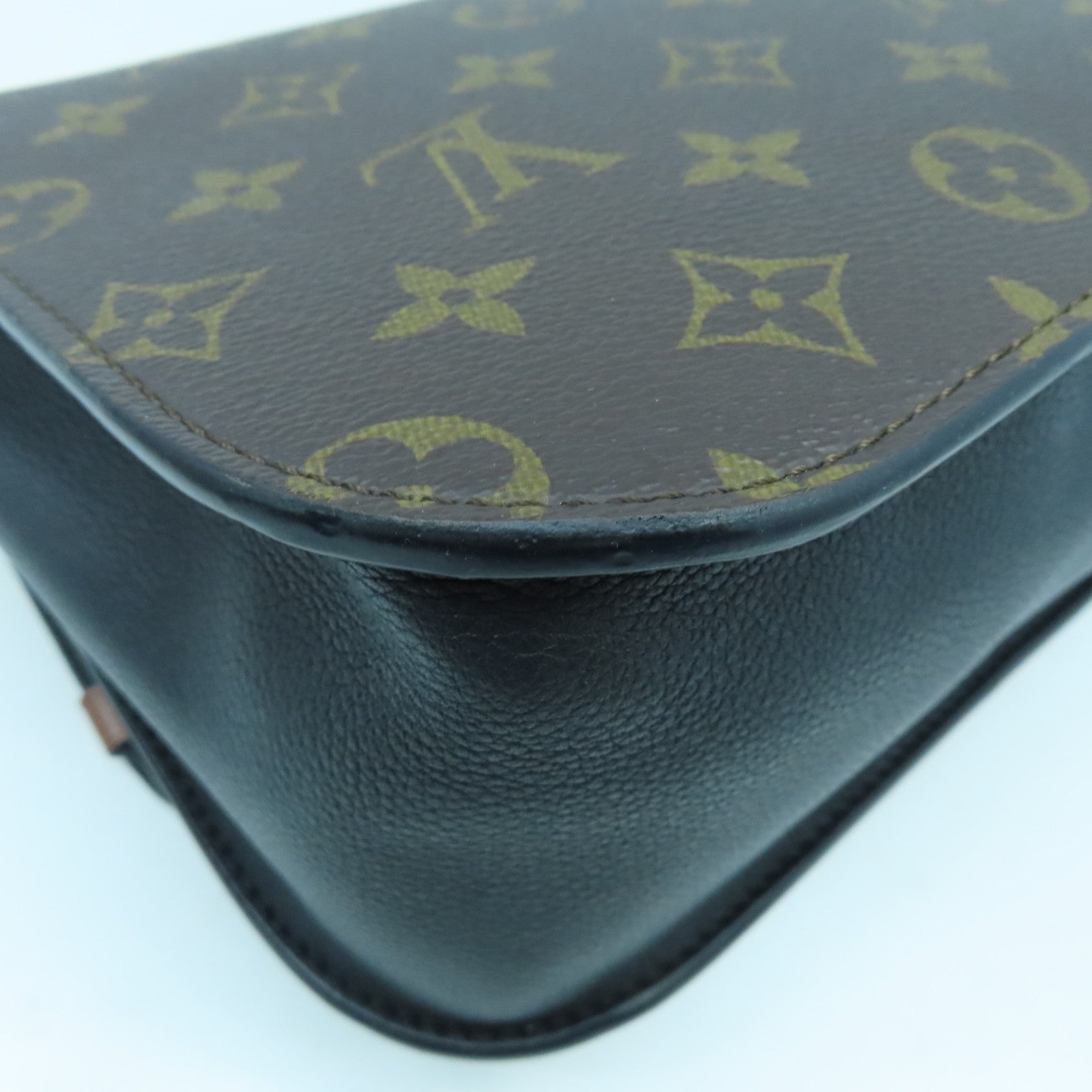LOUIS VUITTON Monogram Vangurard金扣手挽肩背兩用袋啡色/黑色