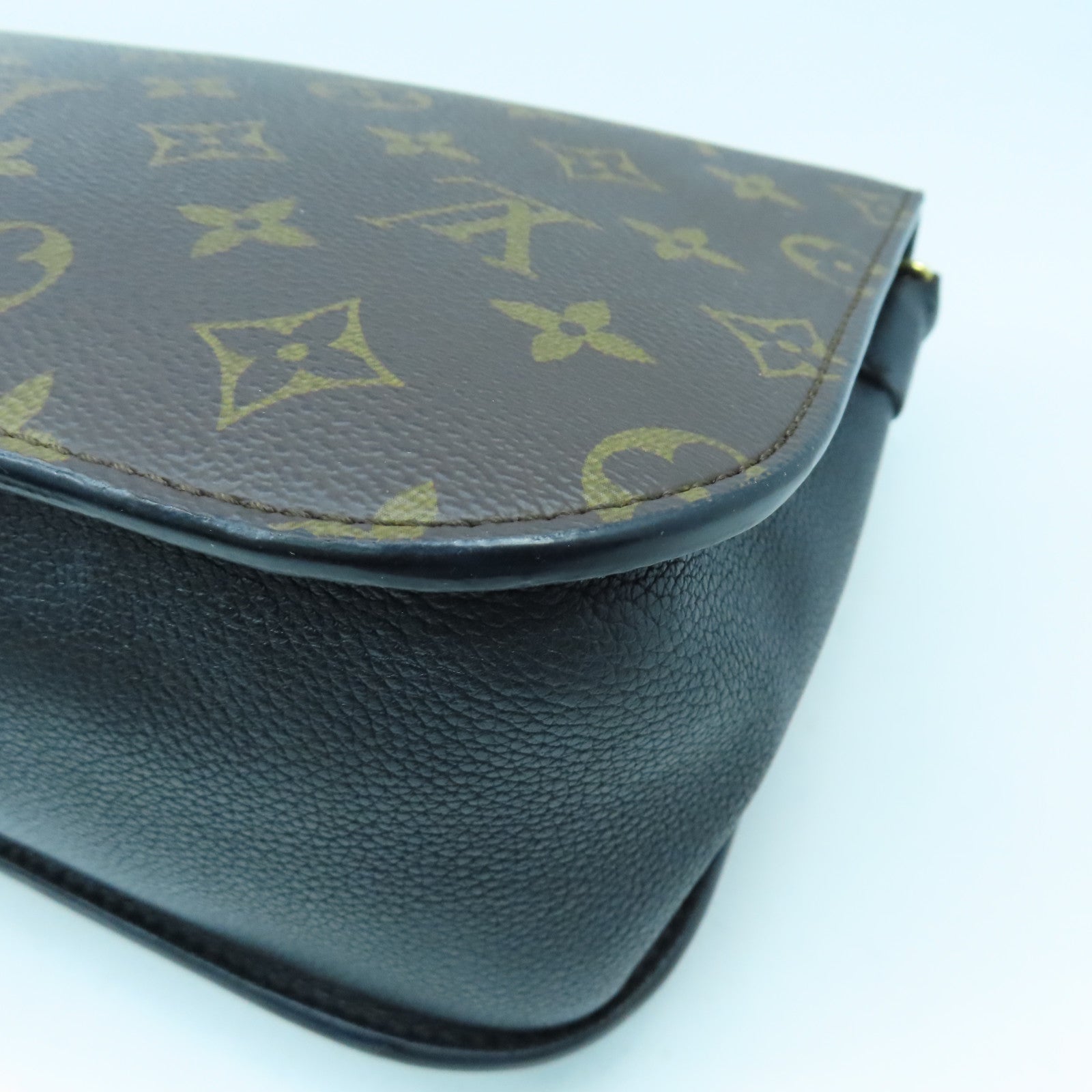 LOUIS VUITTON Monogram Vangurard金扣手挽肩背兩用袋啡色/黑色