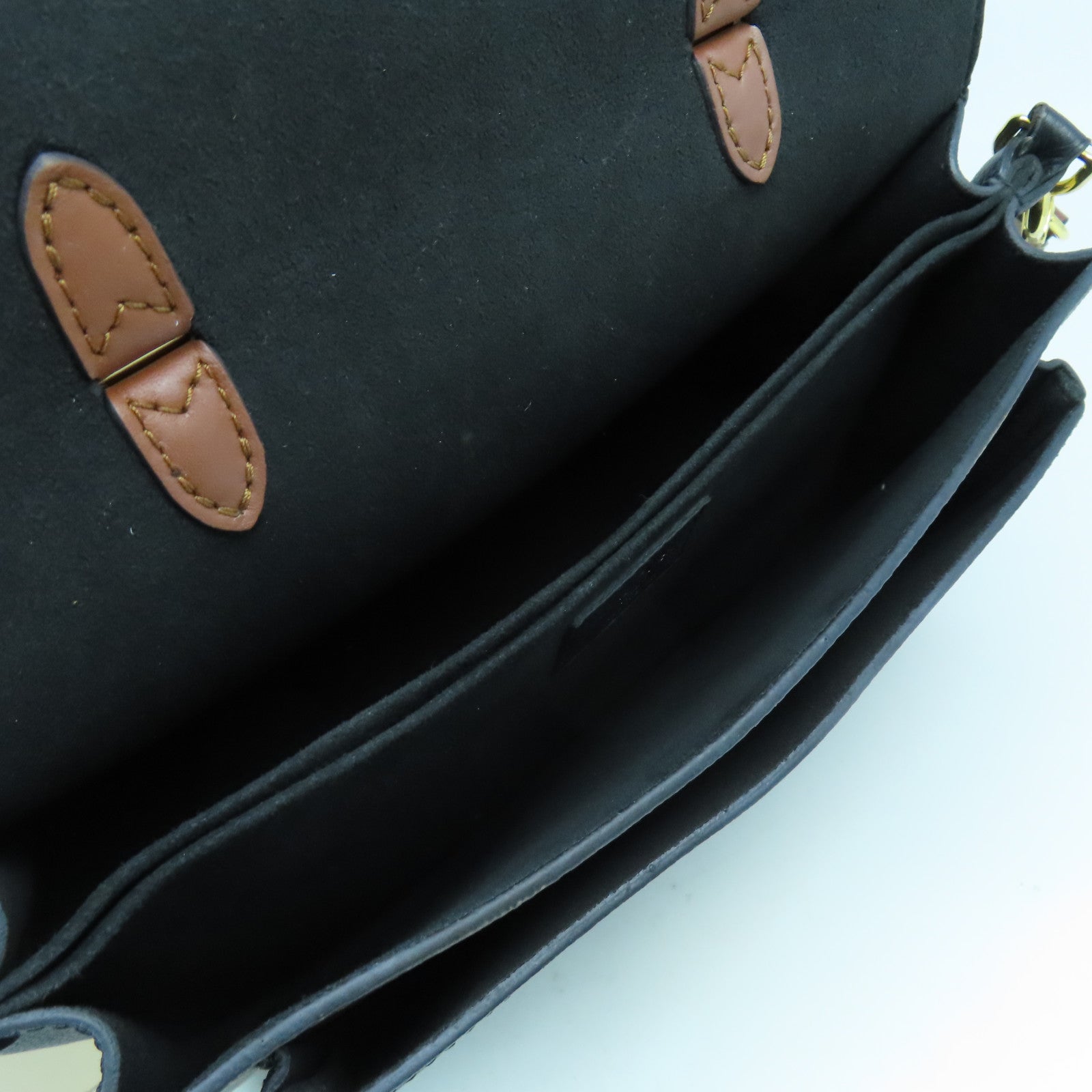 LOUIS VUITTON Monogram Vangurard金扣手挽肩背兩用袋啡色/黑色