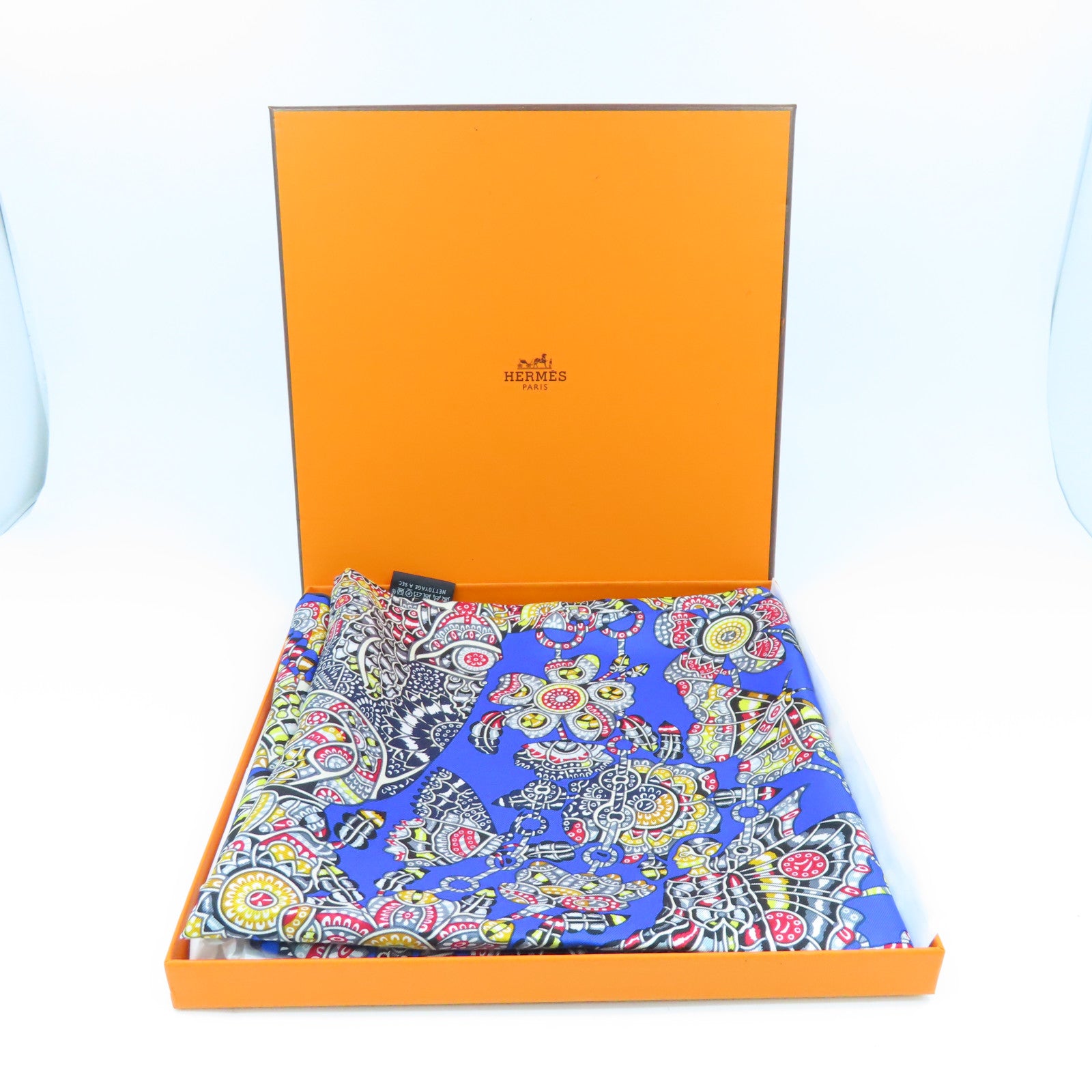HERMES 丝质Scarf丝巾蓝色/彩色