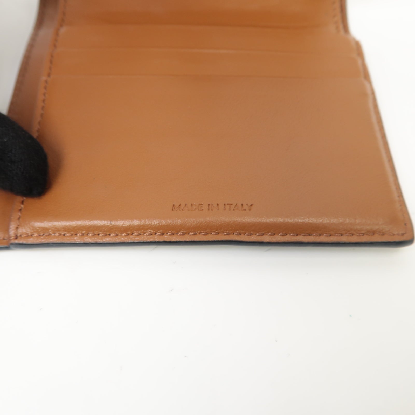CELINE 塗層帆布Wallet金扣錢包啡色