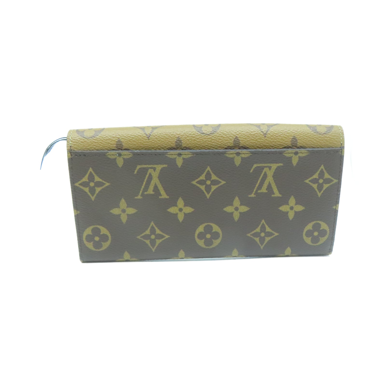 LOUIS VUITTON Monogram Emilie金扣長錢包啡色
