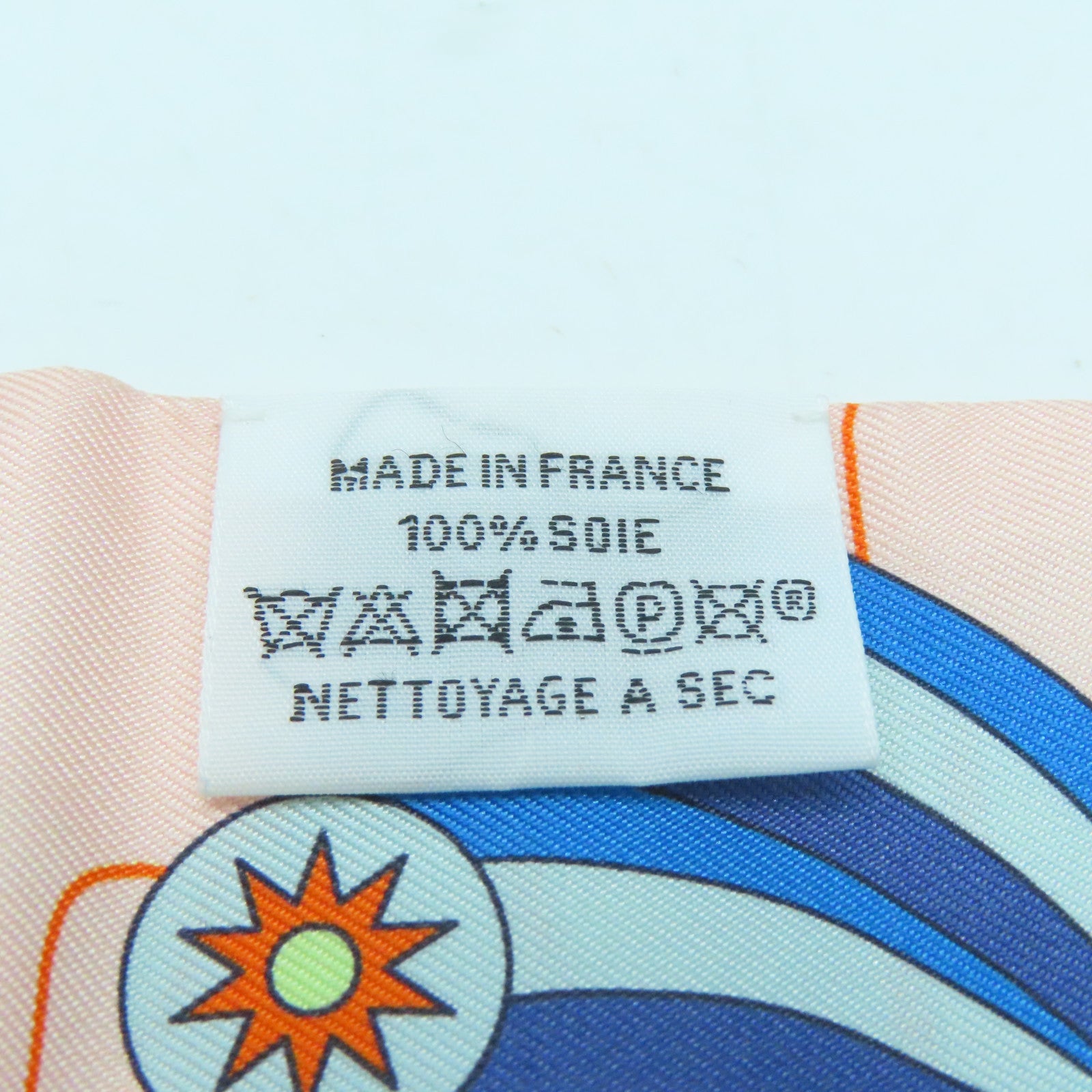 HERMES 丝质Twilly丝巾粉红色彩色