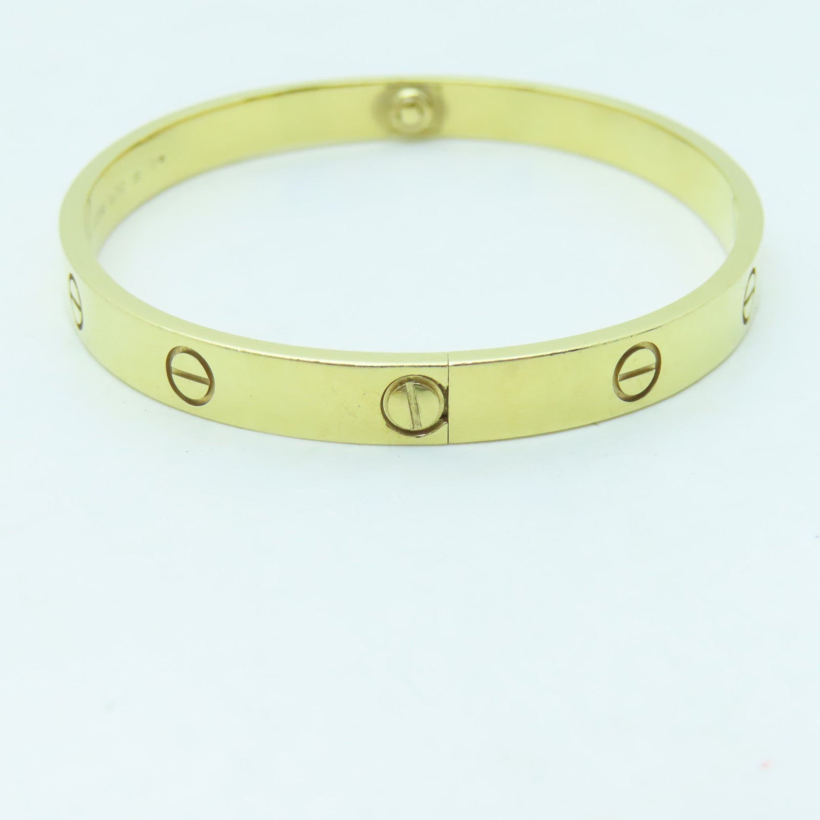 CARTIER 18K Gold Love Bracelet Bracelet Cartier#19