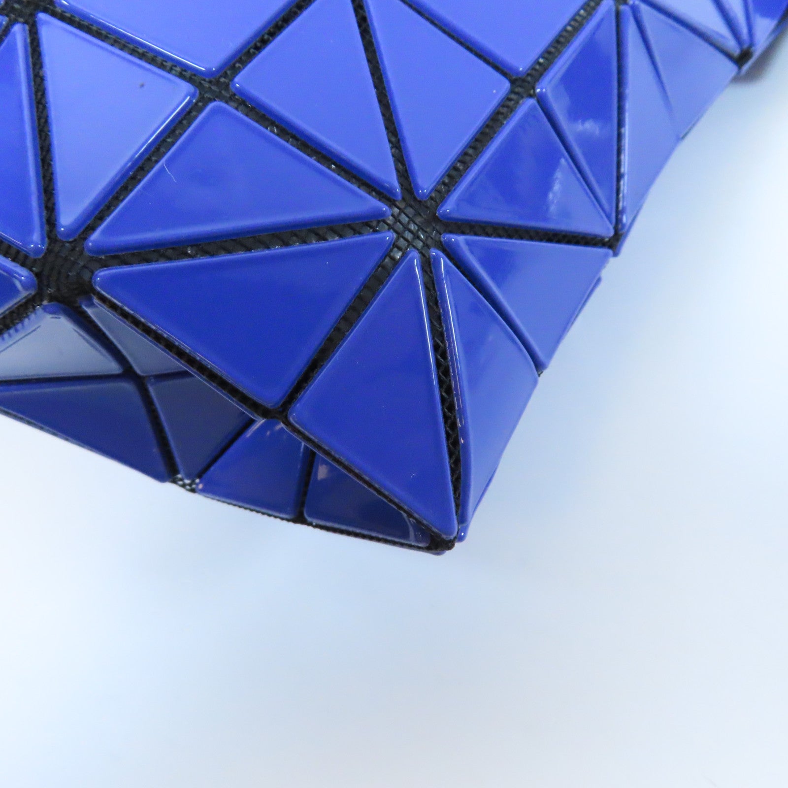 ISSEY MIYAKE PVC Handbag銀扣手挽袋藍色